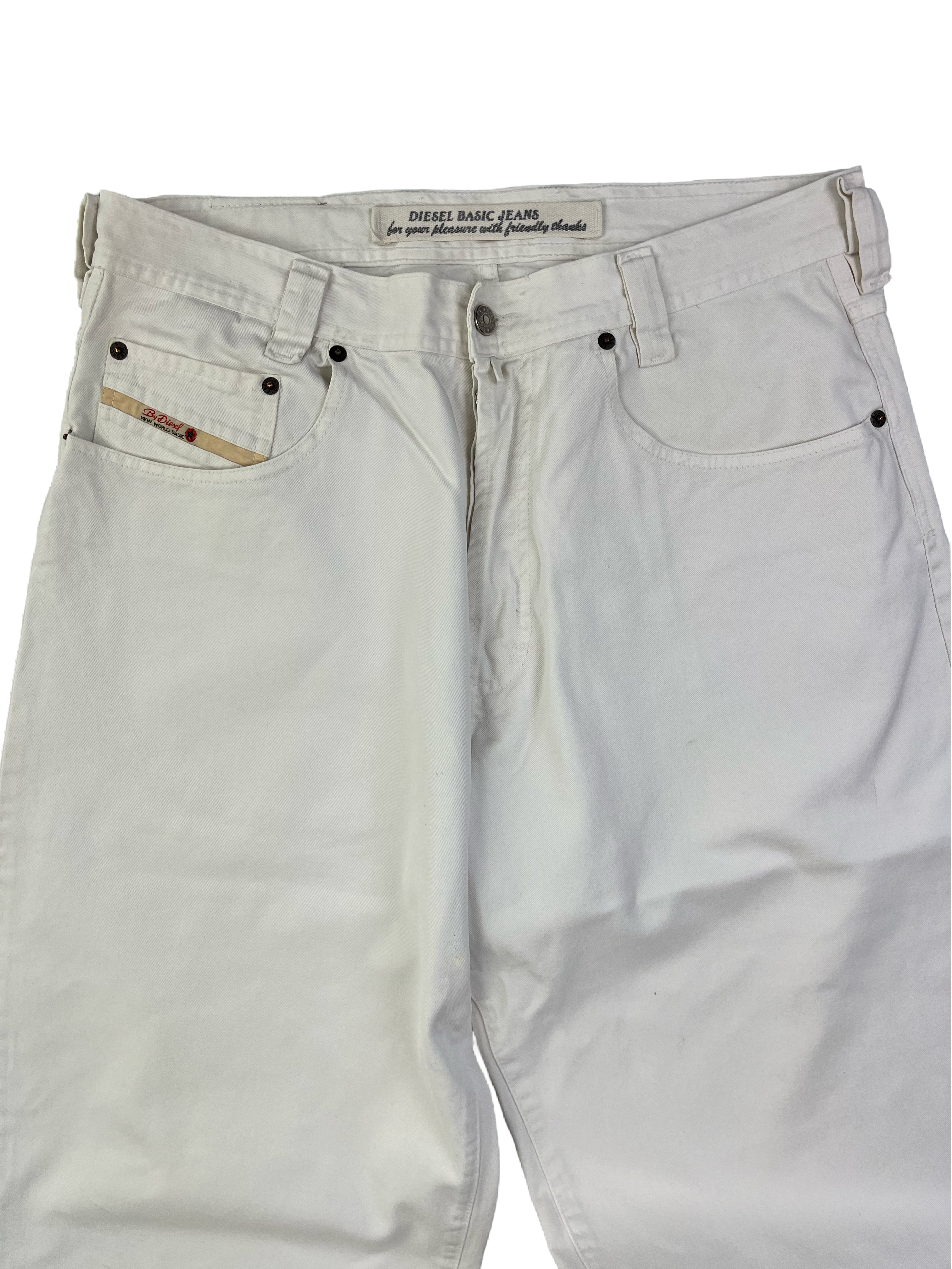 Diesel Vintage Saddler Jeans Y2K Weiß XL