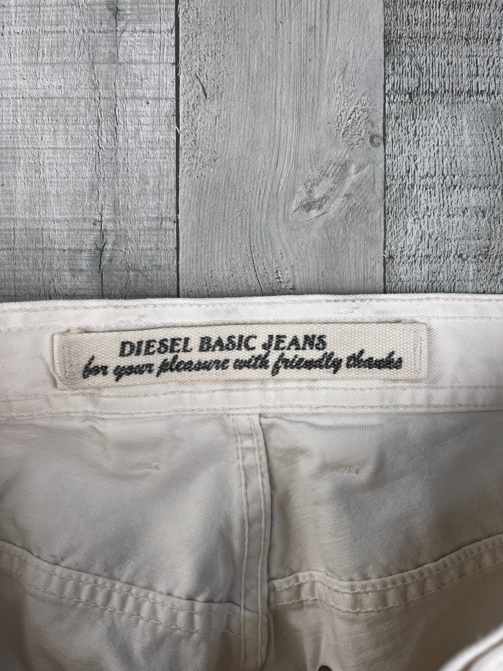 Diesel Vintage Saddler Jeans Y2K Weiß XL