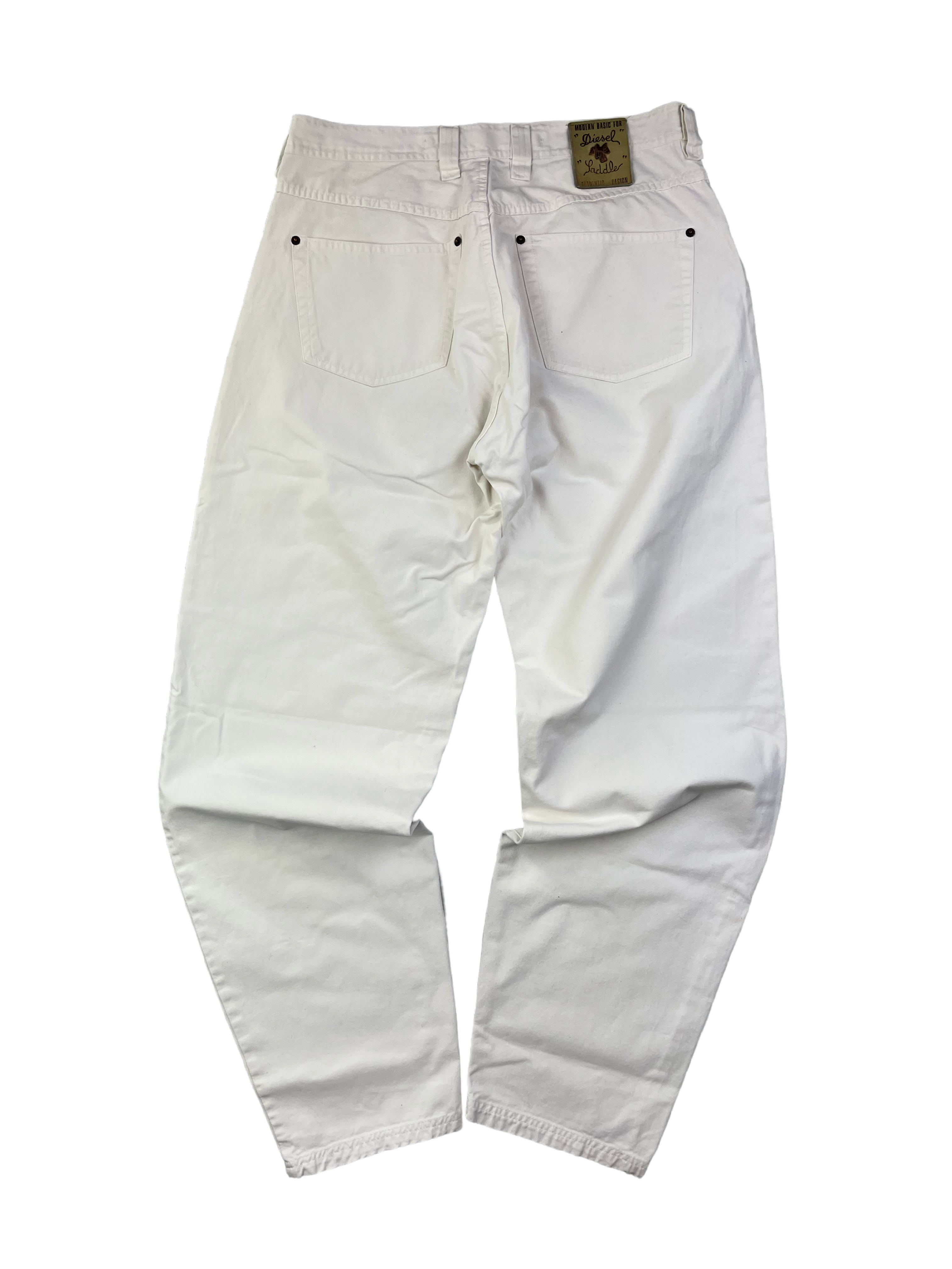 Diesel Vintage Saddler Jeans Y2K Weiß XL