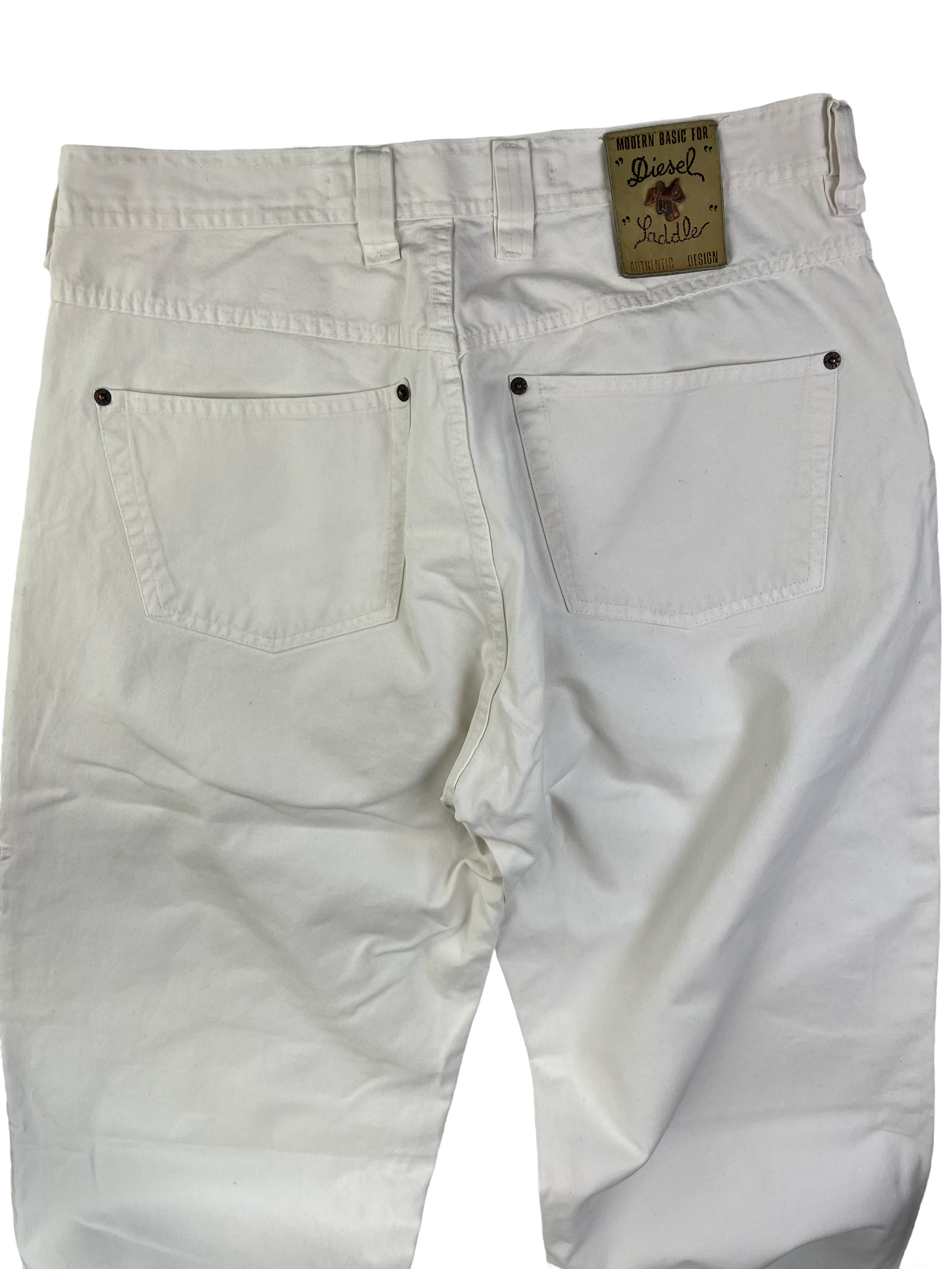 Diesel Vintage Saddler Jeans Y2K Weiß XL