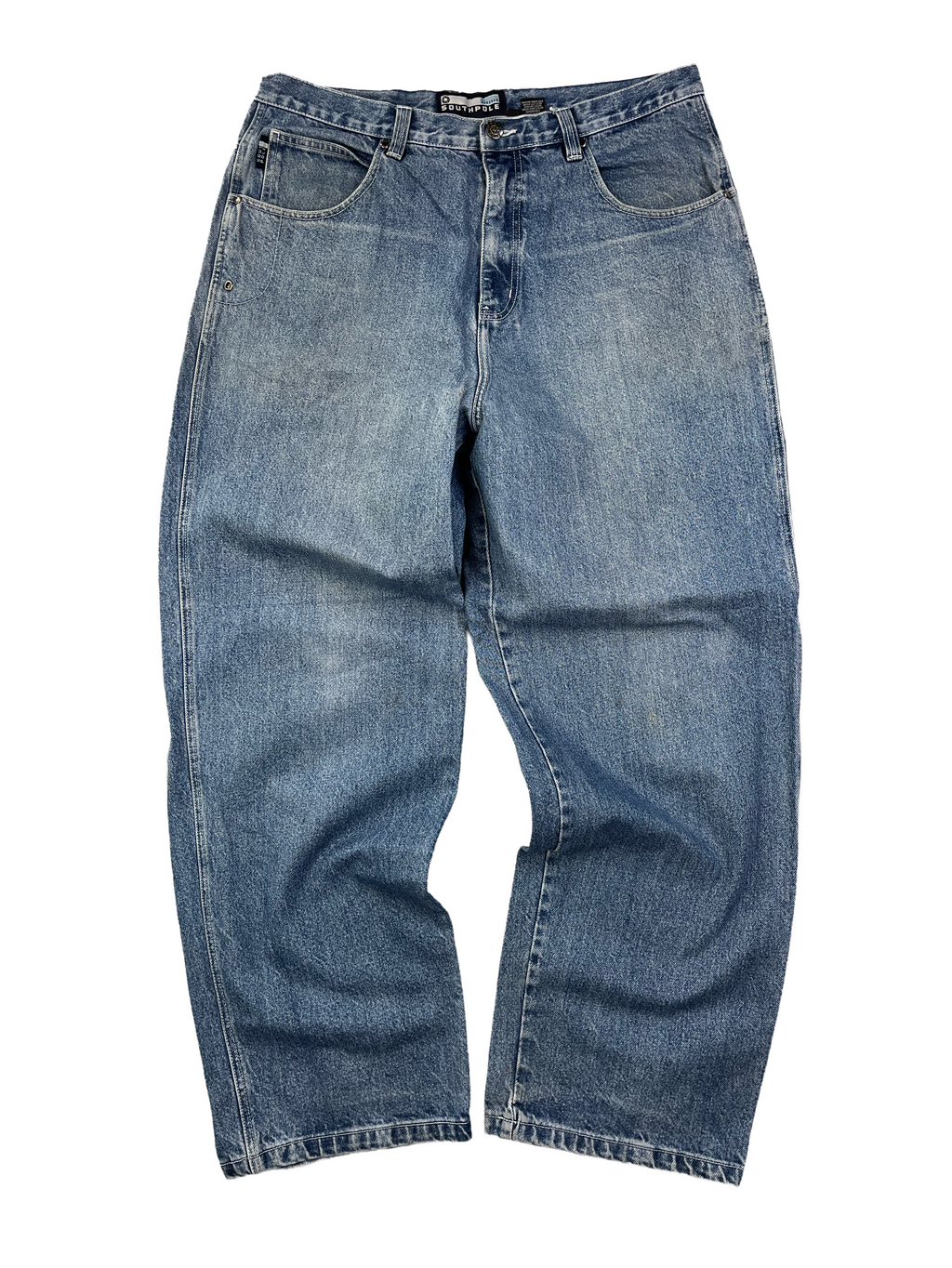 Southpole Vintage Baggy Jeans 90s Blau XL