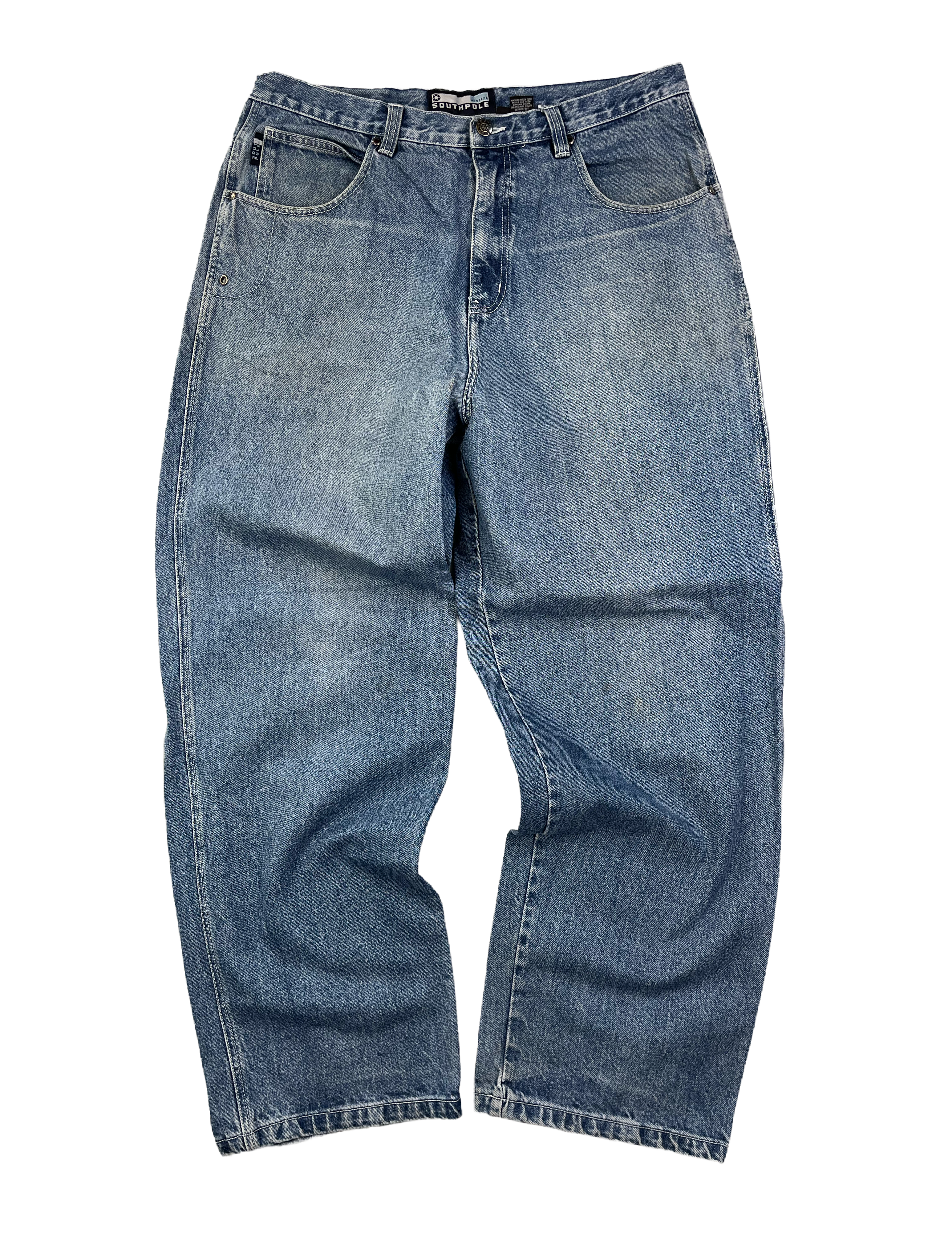 Southpole Vintage Baggy Jeans 90s Blau XL