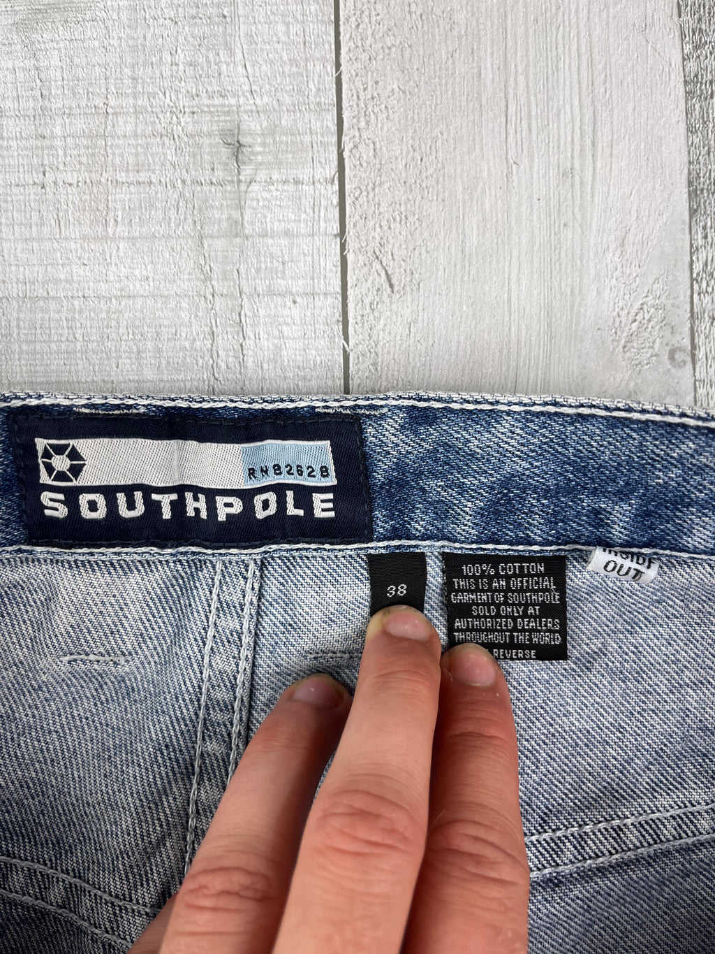 Southpole Vintage Baggy Jeans 90s Blau XL