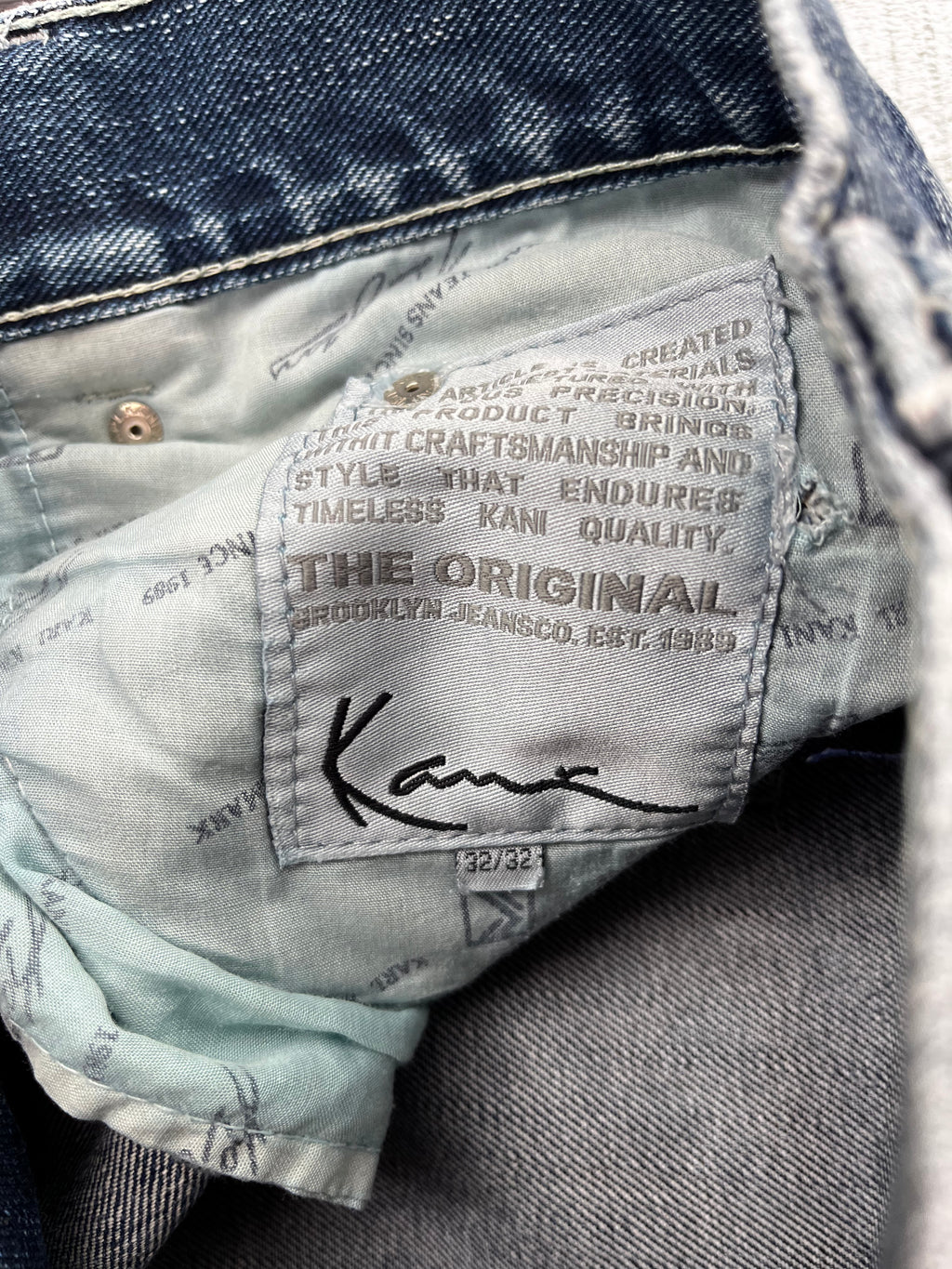 Karl Kani Vintage Baggy Jeans 90s Blau M