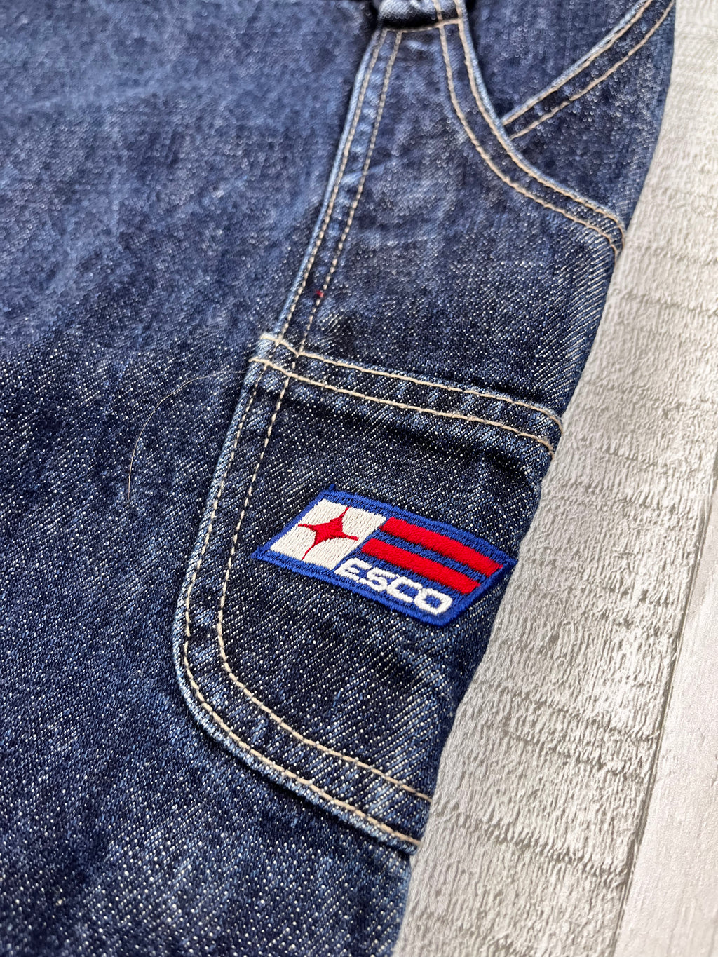 Willie Esco Vintage Baggy Jeans 90s Dunkelblau XL