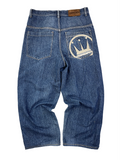Damani Dada Vintage Baggy Jeans 90s Dunkelblau M