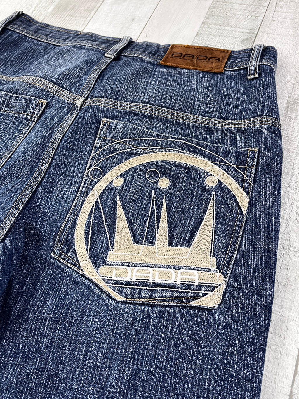 Dada Supreme Vintage Baggy Jeans 90s Dunkelblau M