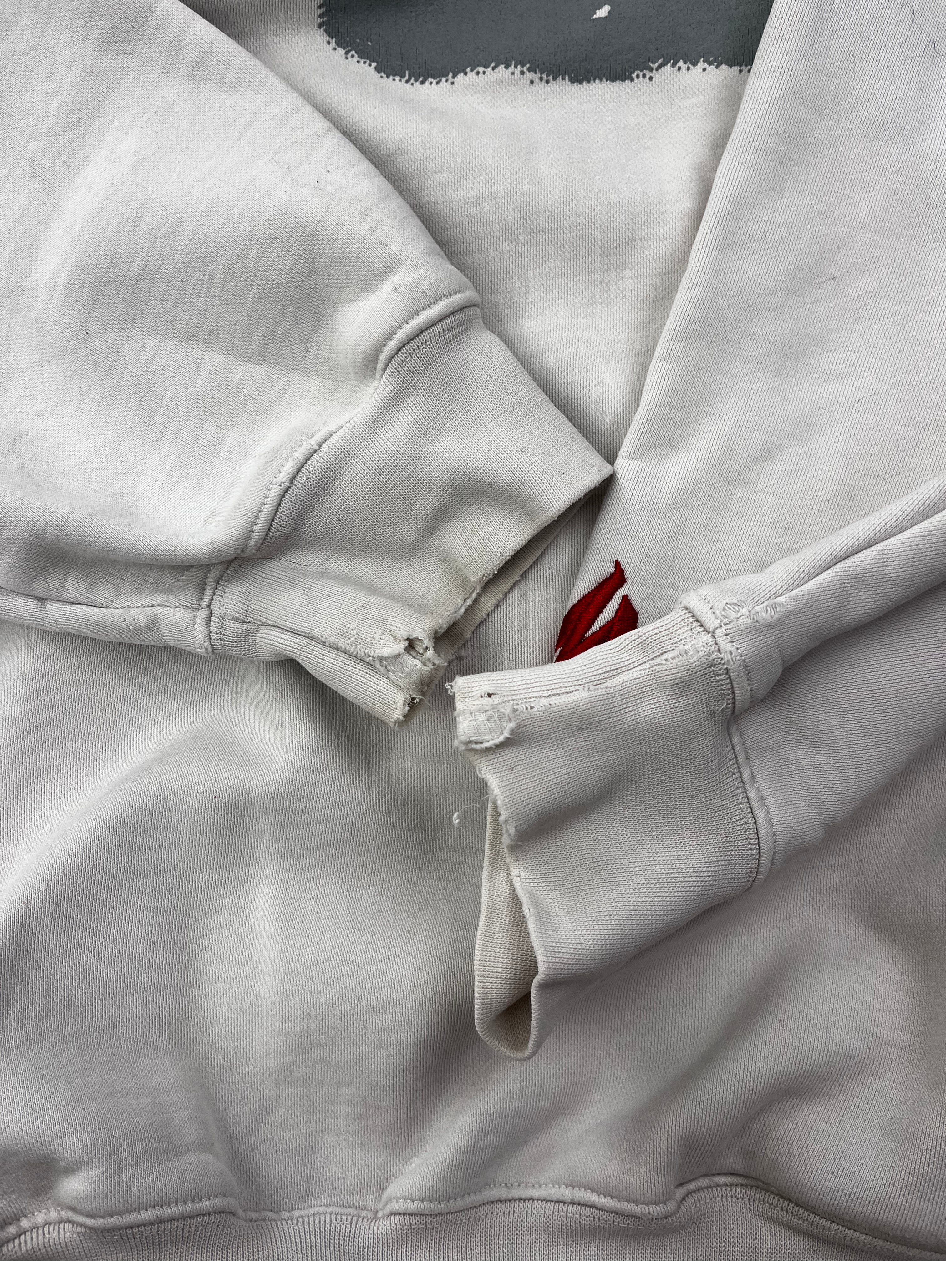 Johnny Blaze Vintage Hoodie 90s Weiß XL