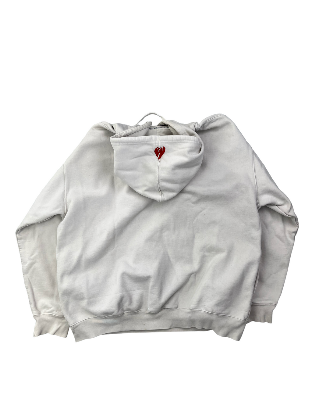 Johnny Blaze Vintage Hoodie 90s Weiß XL