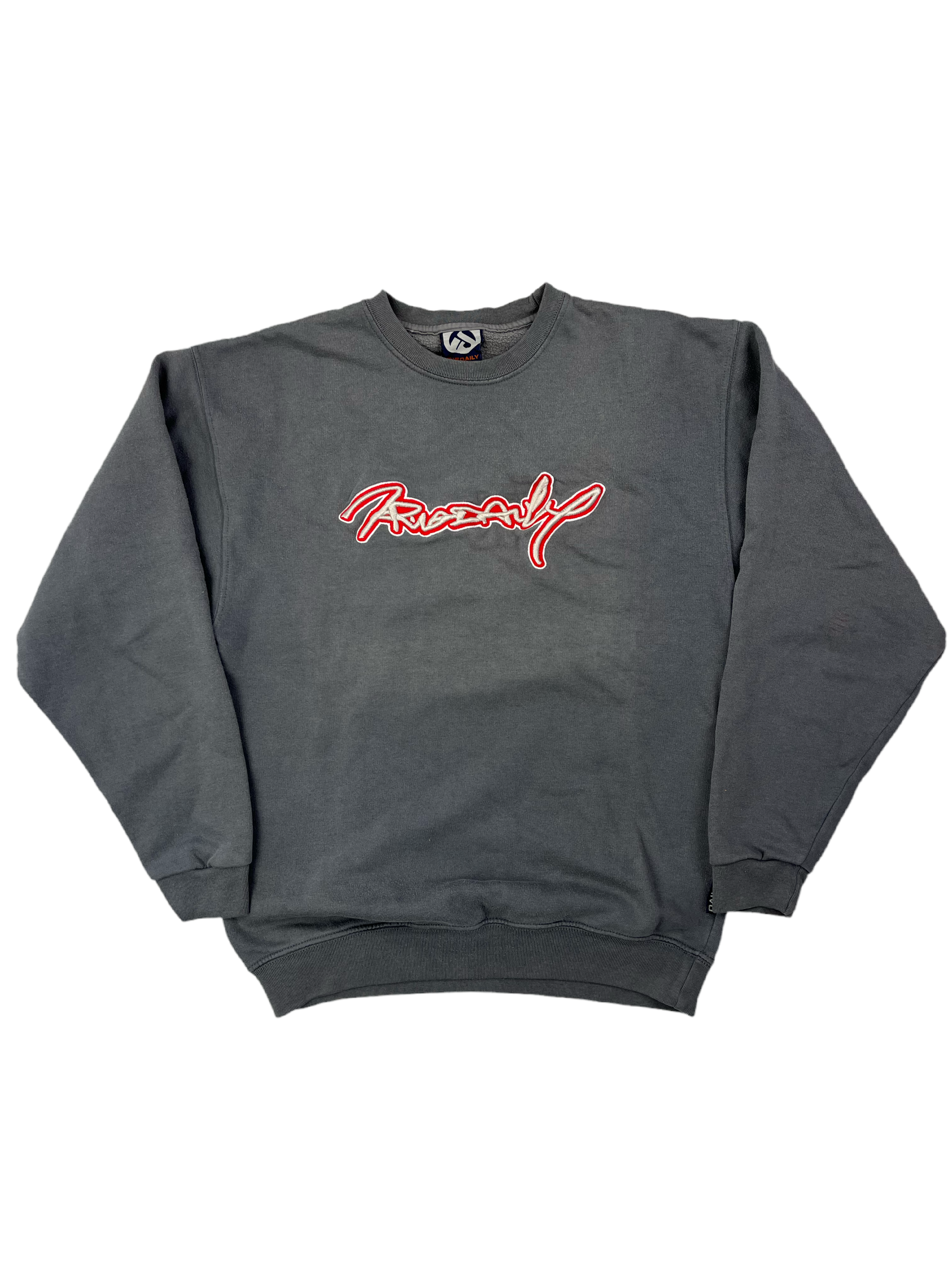 Iriedaily Vintage Sweater Bestickt 90s Grau S