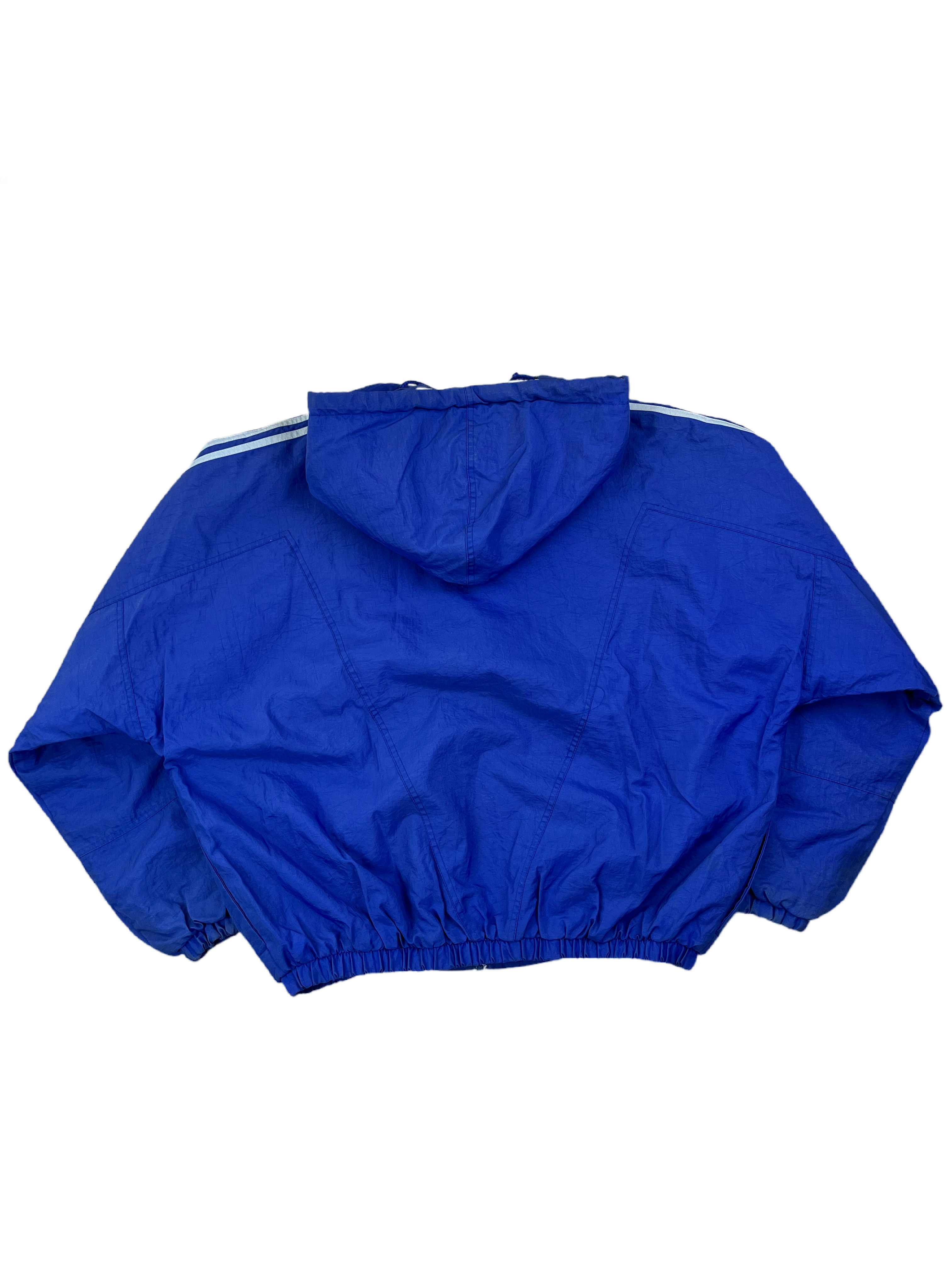Adidas Vintage Übergangsjacke Kaputze 90s Blau ?
