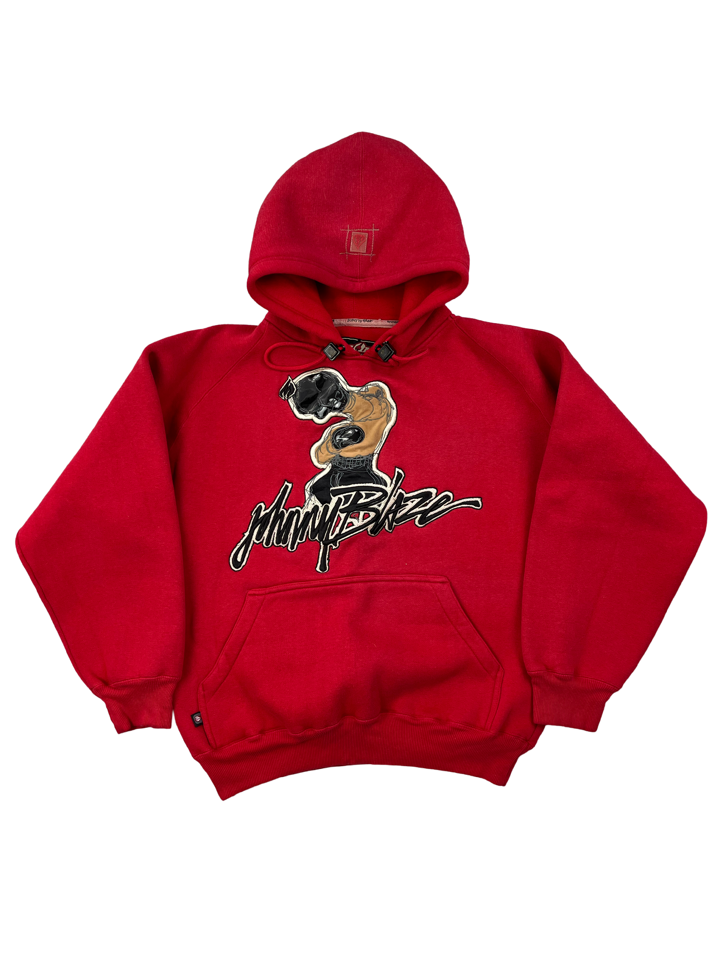 Johnny Blaze Vintage Hoodie Bestickt 90s Rot S