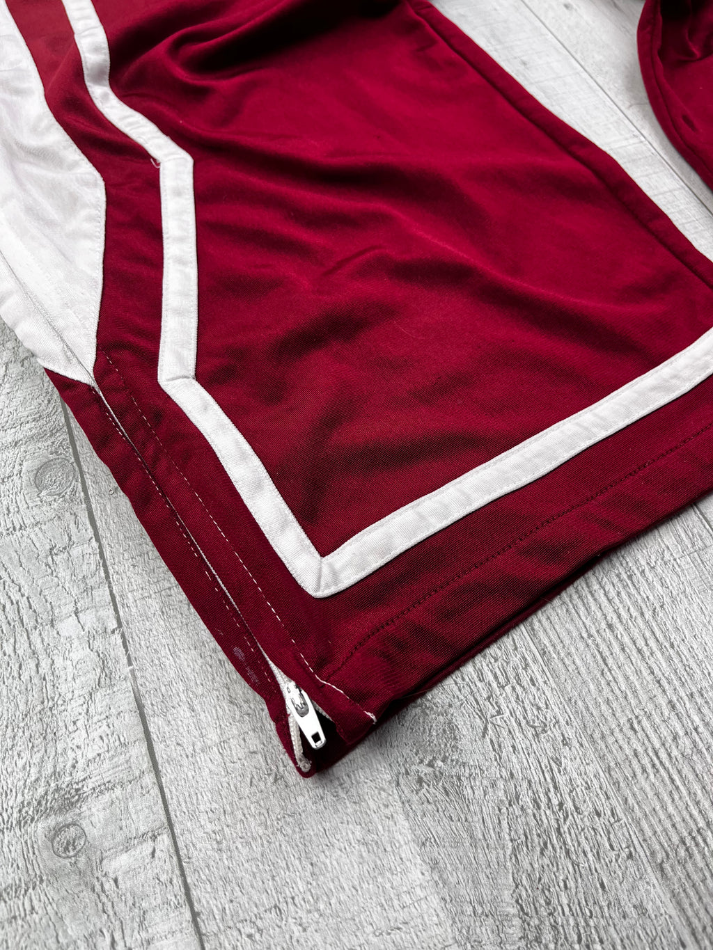 Nike Vintage Jogginghose Y2K Weinrot Weiß XL