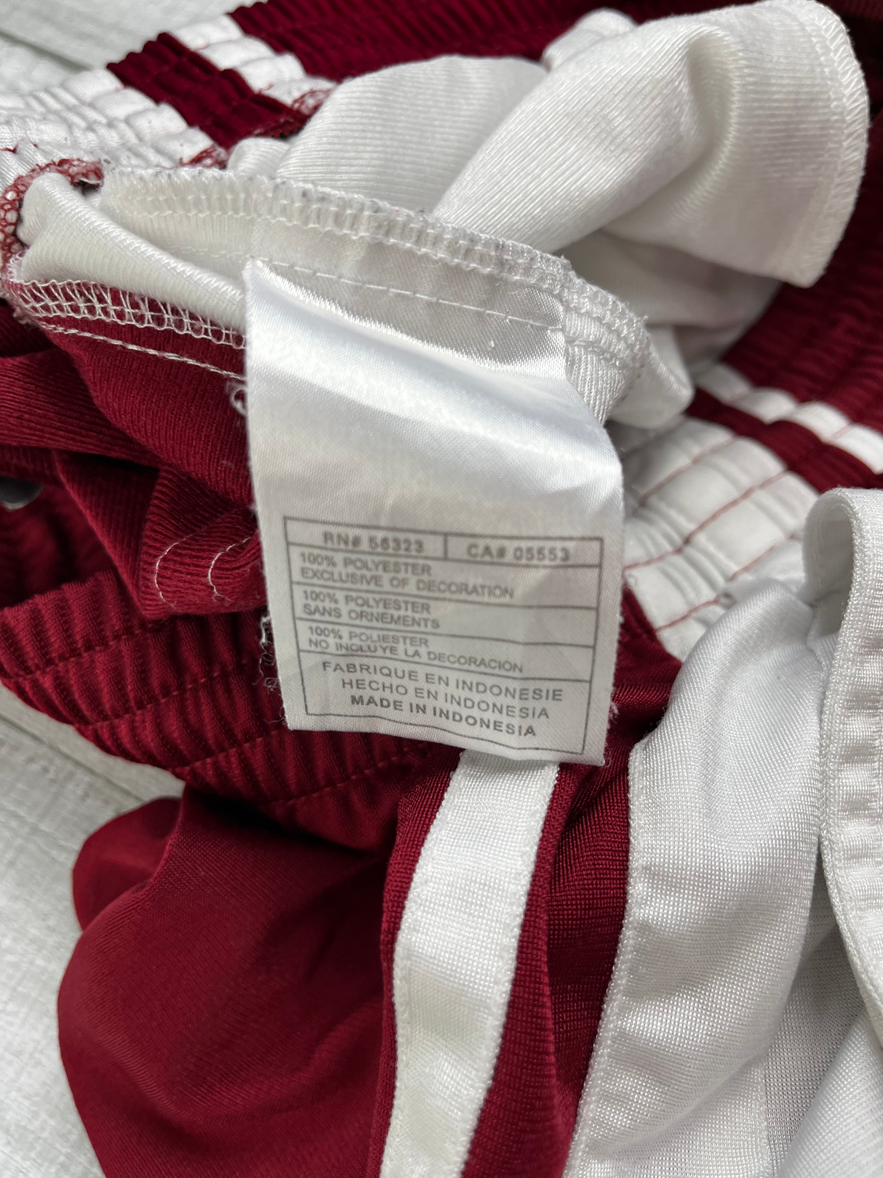 Nike Vintage Jogginghose Y2K Weinrot Weiß XL