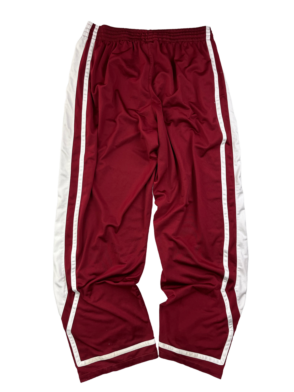 Nike Vintage Jogginghose Y2K Weinrot Weiß XL