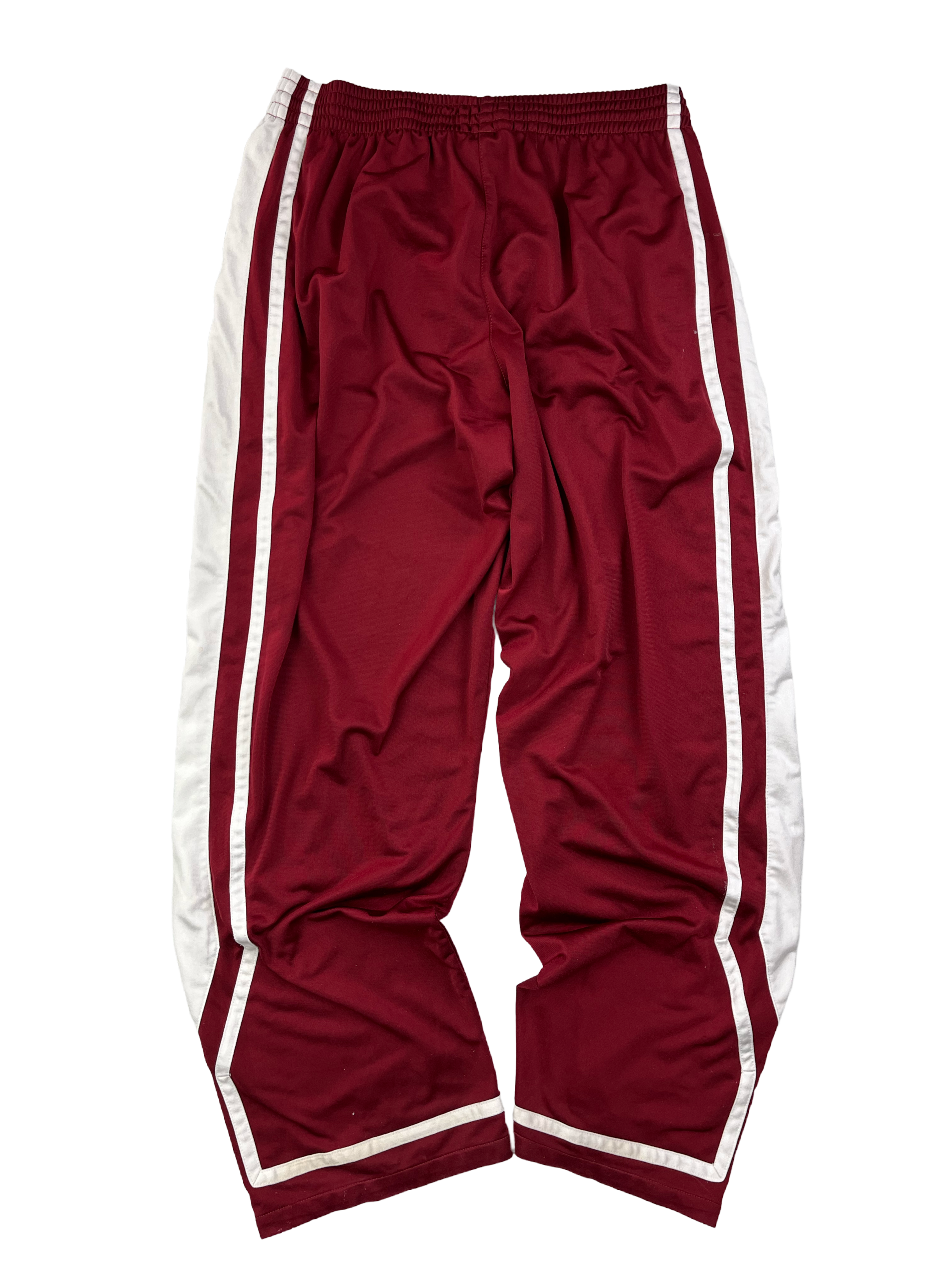 Nike Vintage Jogginghose Y2K Weinrot Weiß XL