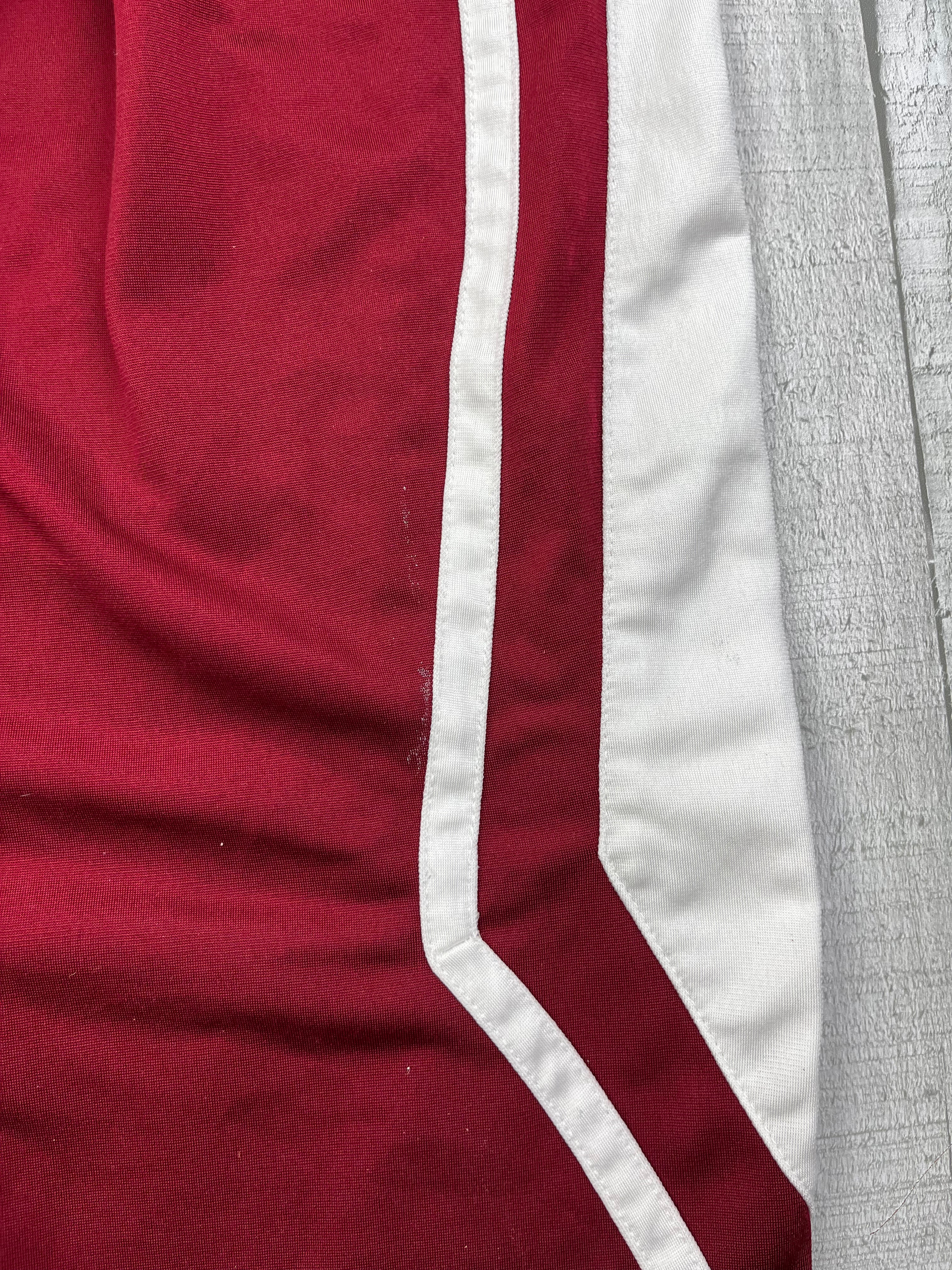 Nike Vintage Jogginghose Y2K Weinrot Weiß XL