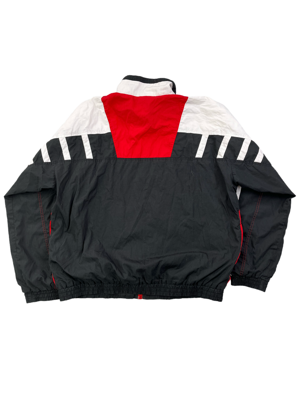 Puma Vintage Trainingsjacke 90s Schwarz Weiß Rot XL
