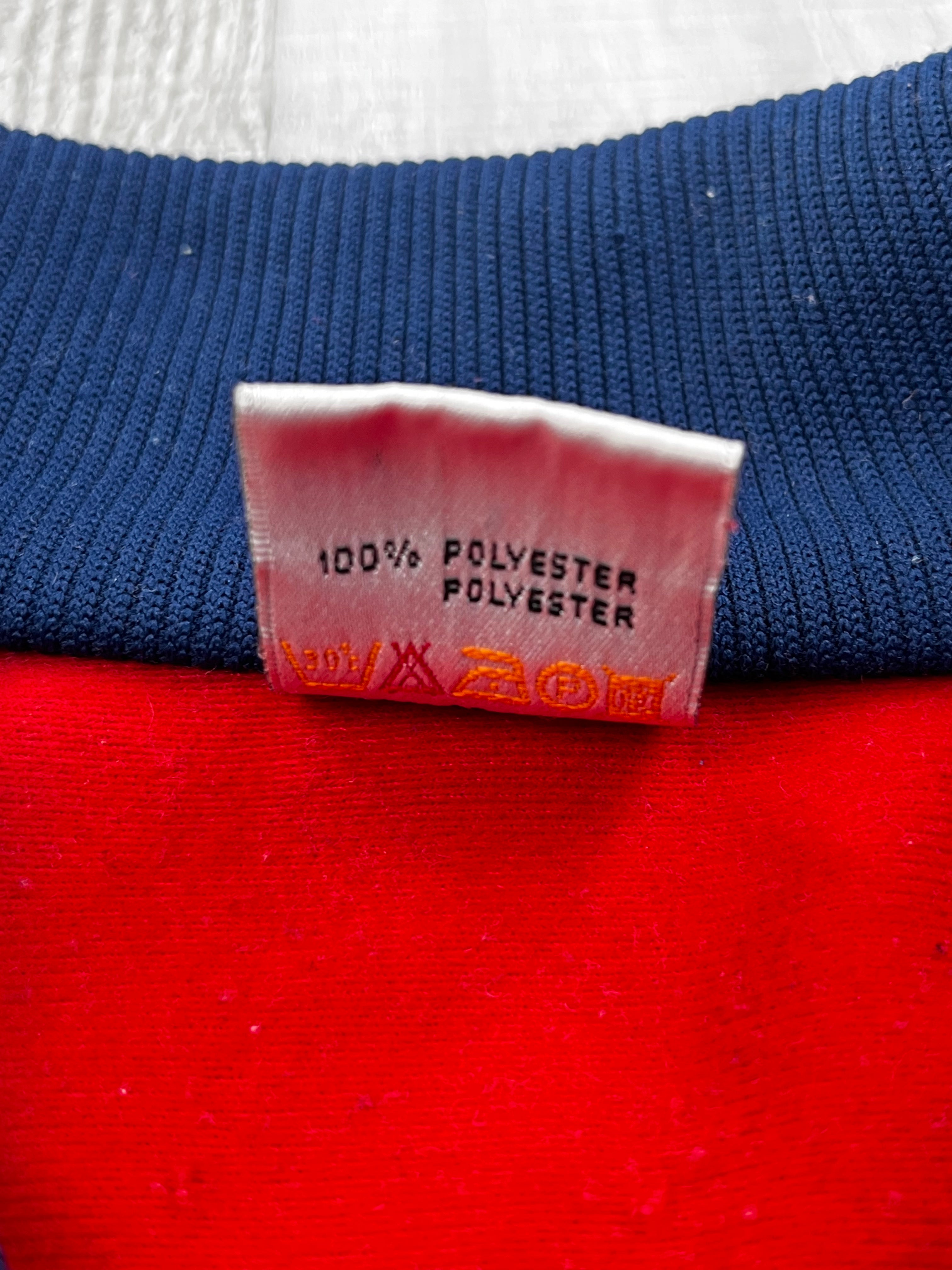 Puma Vintage Trainingsjacke 90s Dunkelblau Weiß Rot M