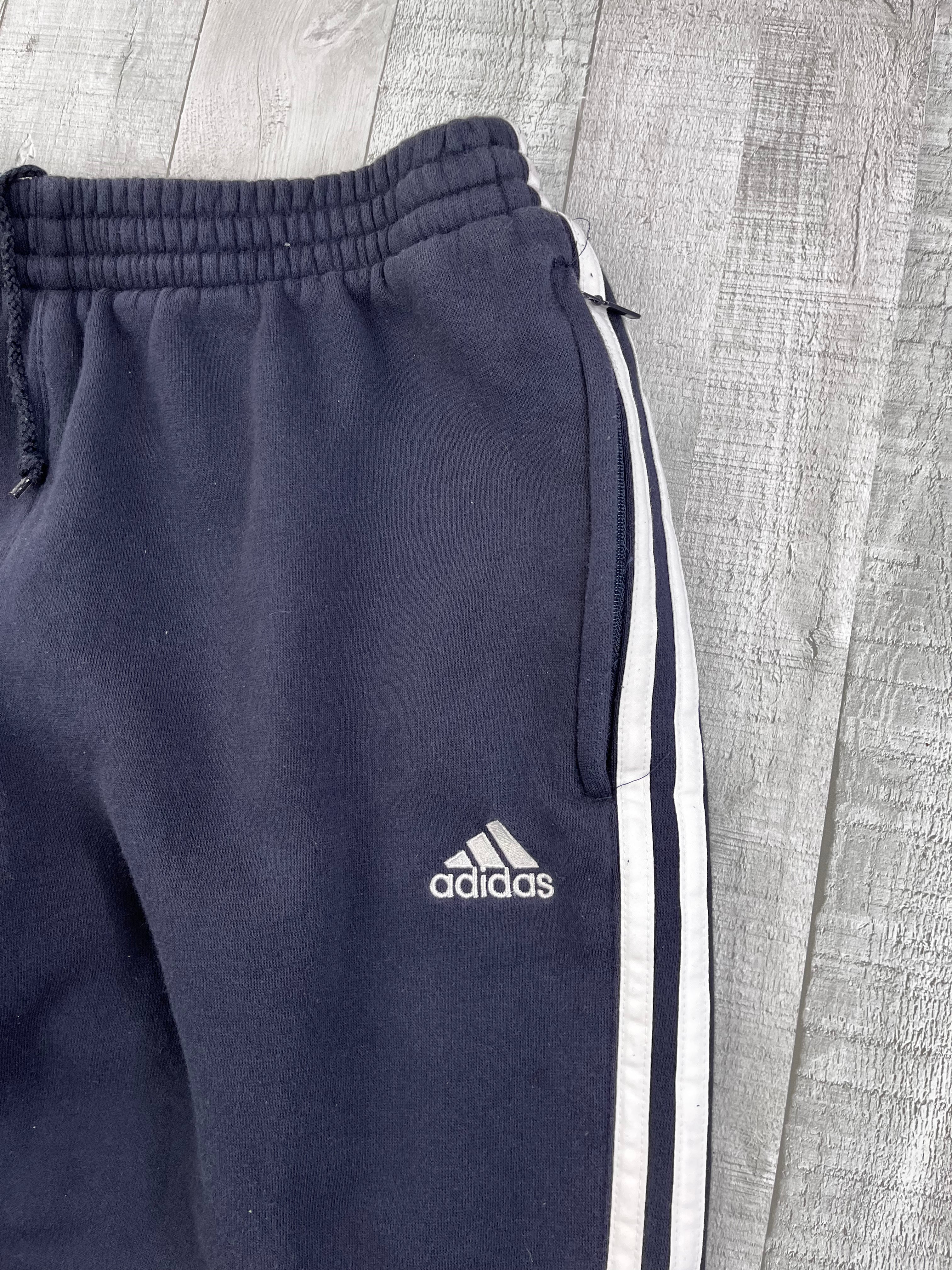 Adidas Vintage Jogginganzug Y2K Dunkelblau Blau Weiß S