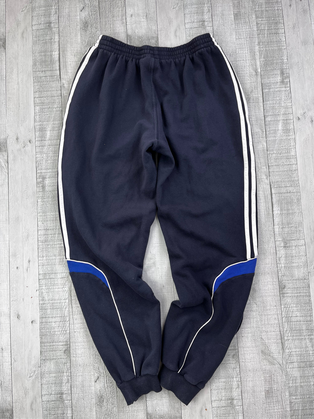 Adidas Vintage Jogginganzug Y2K Dunkelblau Blau Weiß S