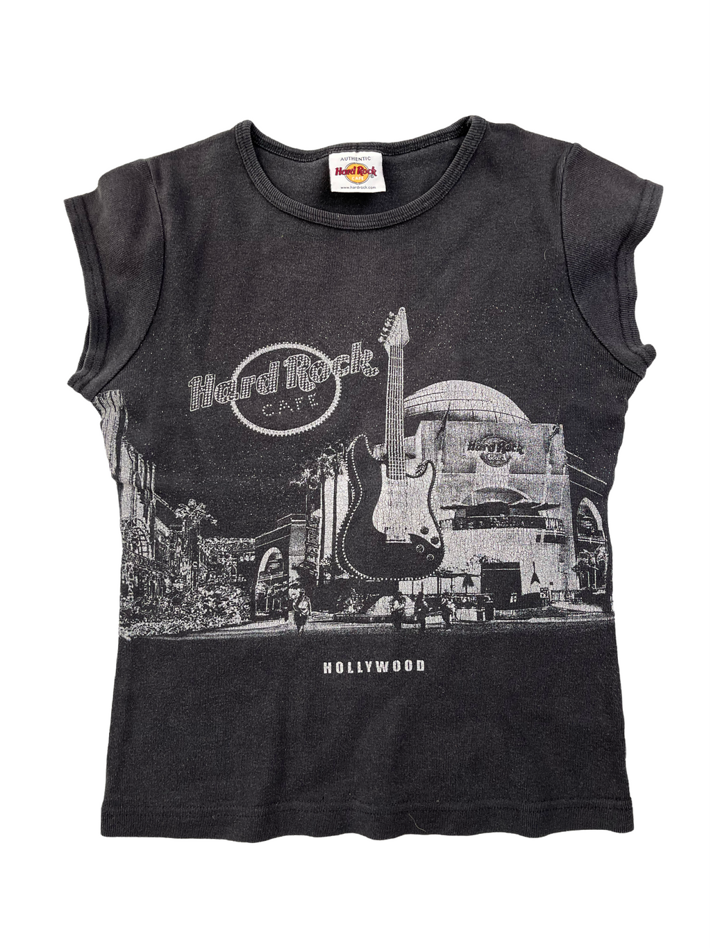 Hardrock Cafe Vintage Tshirt Hollywood 90s Schwarz S