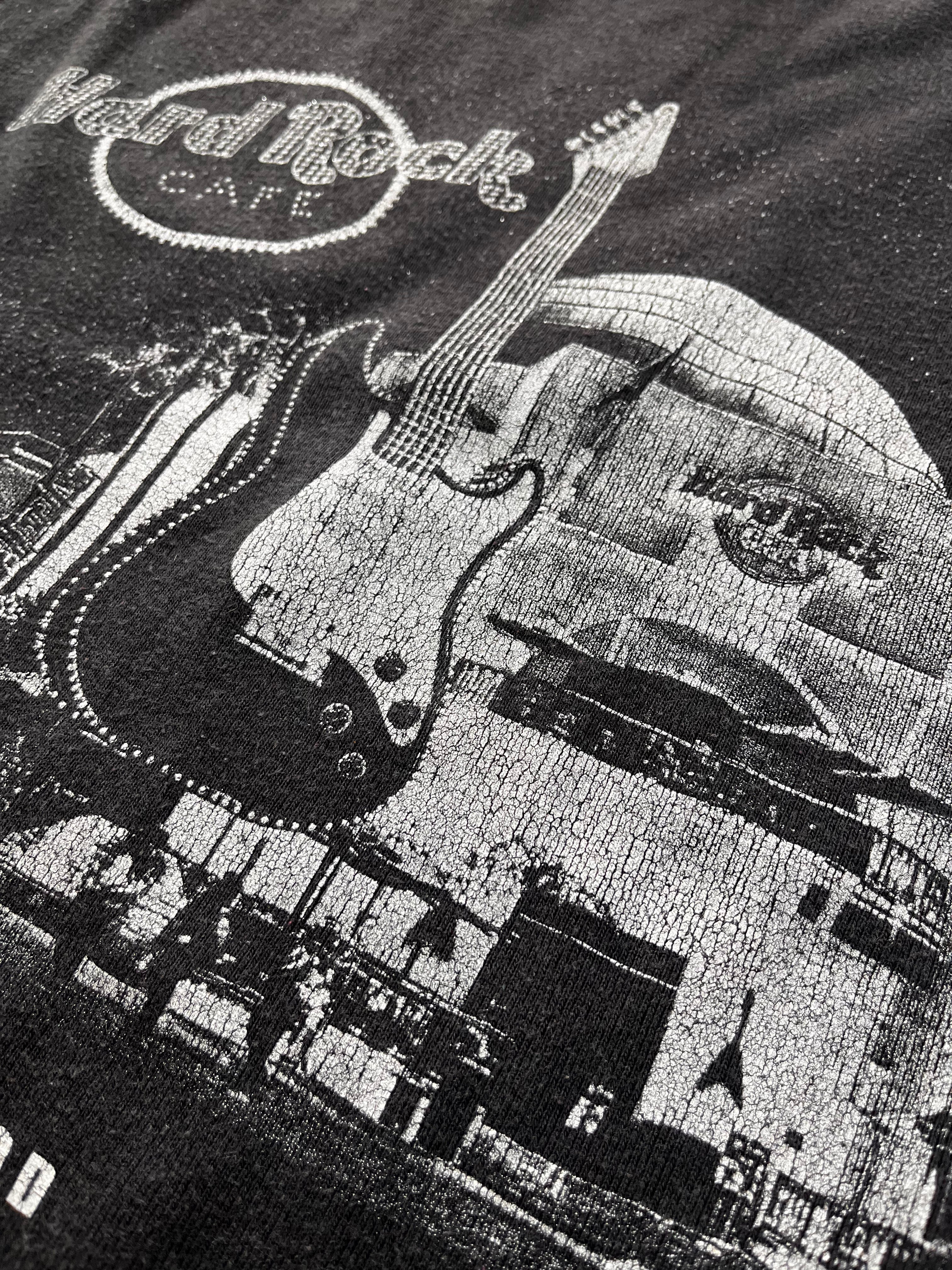 Hardrock Cafe Vintage Tshirt Hollywood 90s Schwarz S