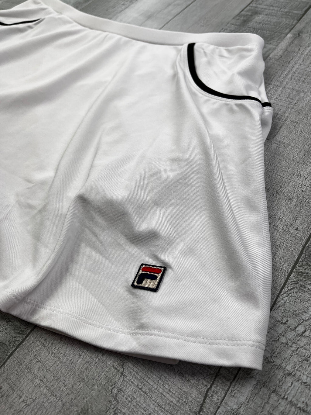 FILA Vintage Damen Rock Sport Y2K Weiß XL