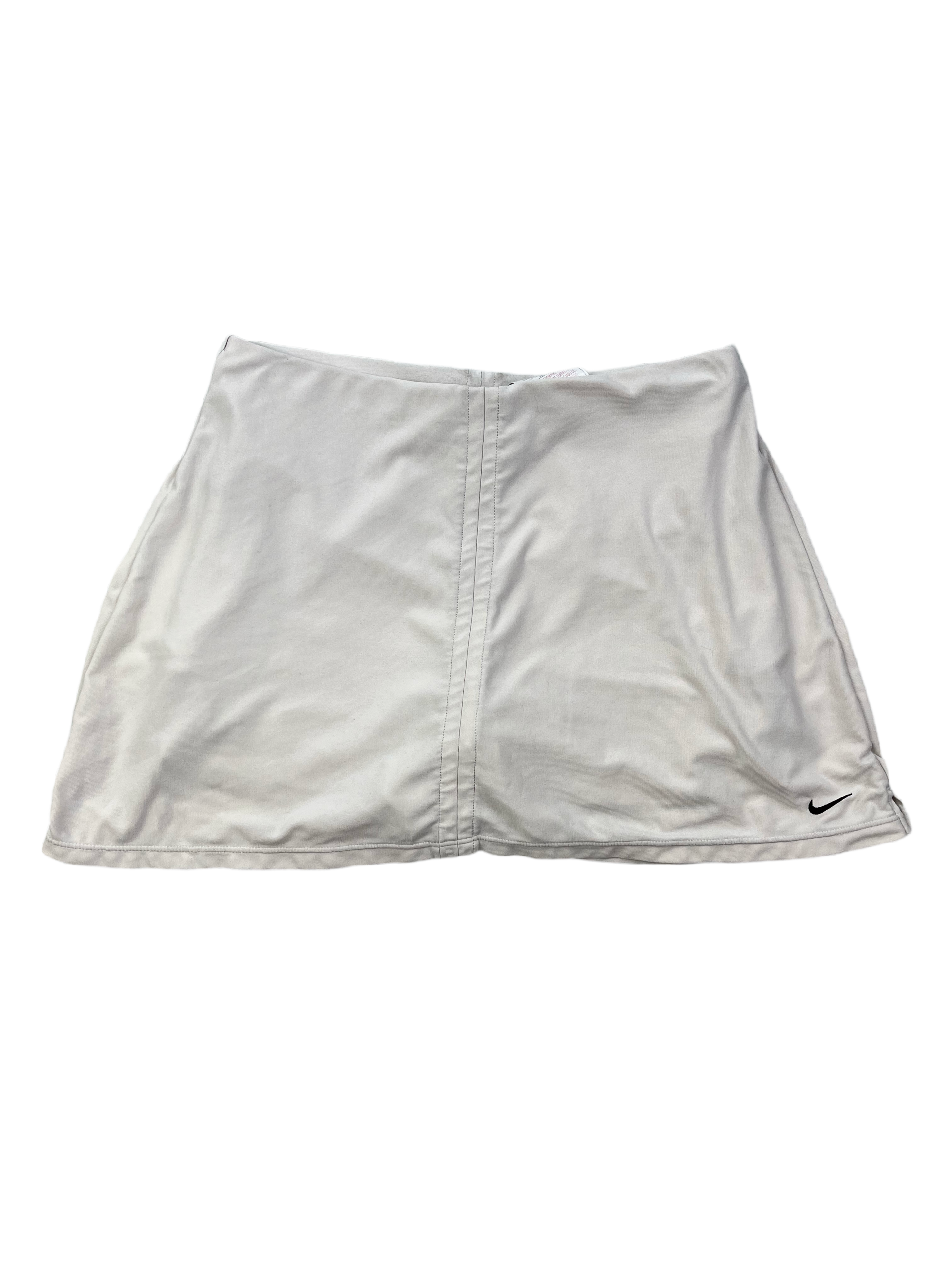 Nike Fit Dry Vintage Damen Rock Sport Y2K Weiß XS