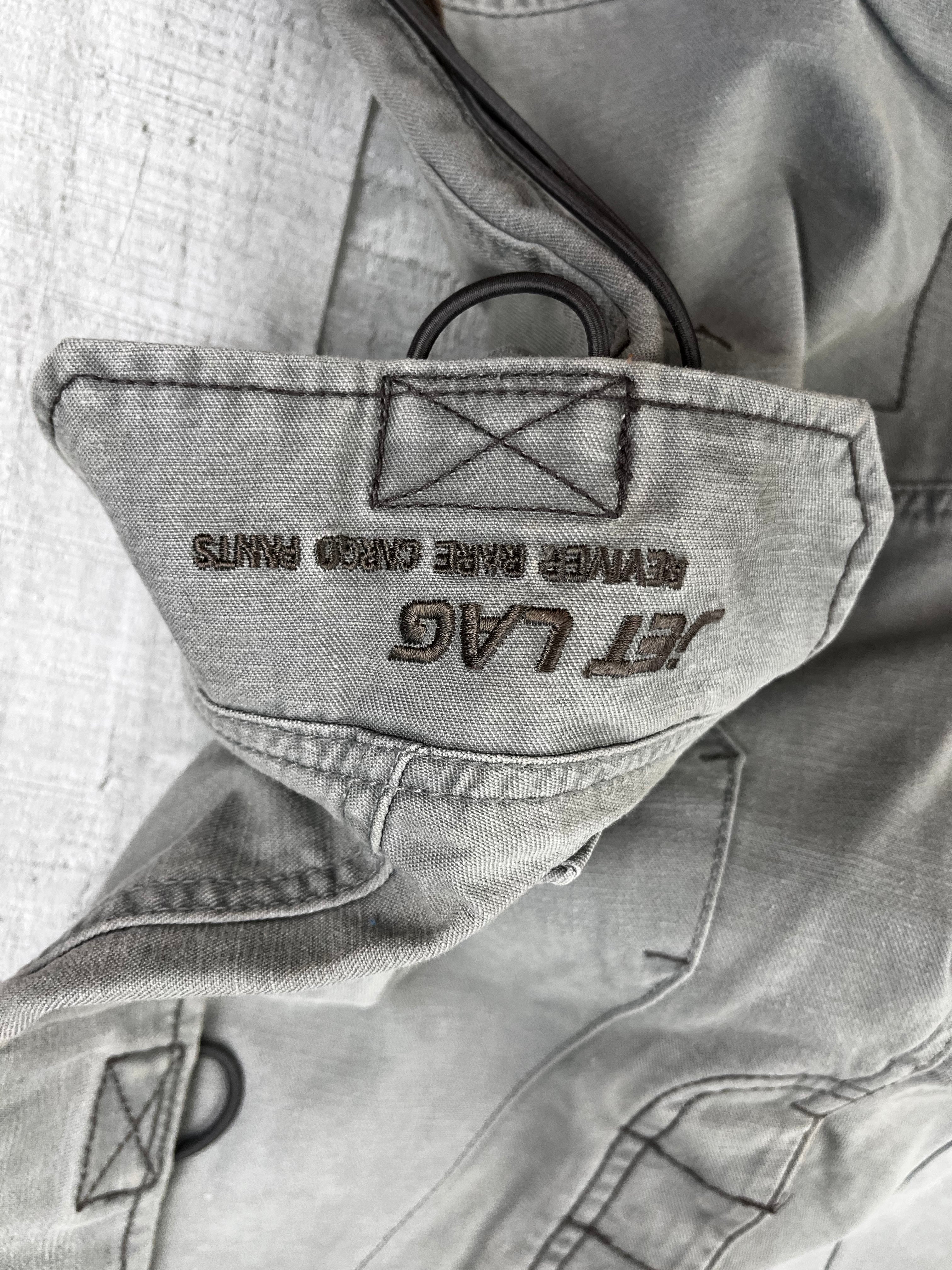 Jetlag Vintage Baggy Jeans Cargo Style 90s Grau S