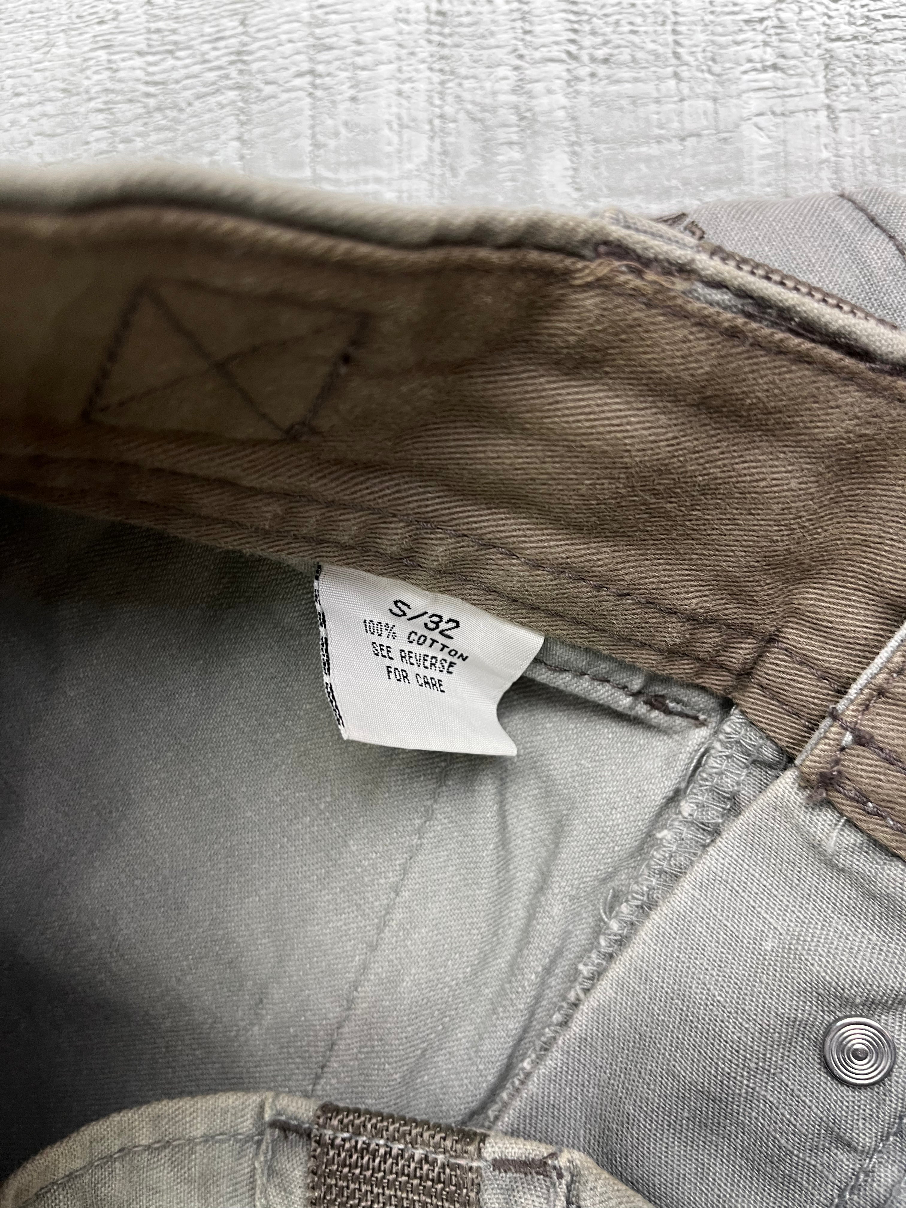 Jetlag Vintage Baggy Jeans Cargo Style 90s Grau S