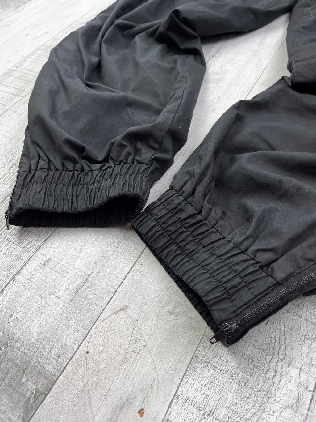 Hummel Vintage Trainingsanzug 90s Lila Schwarz Weiß M