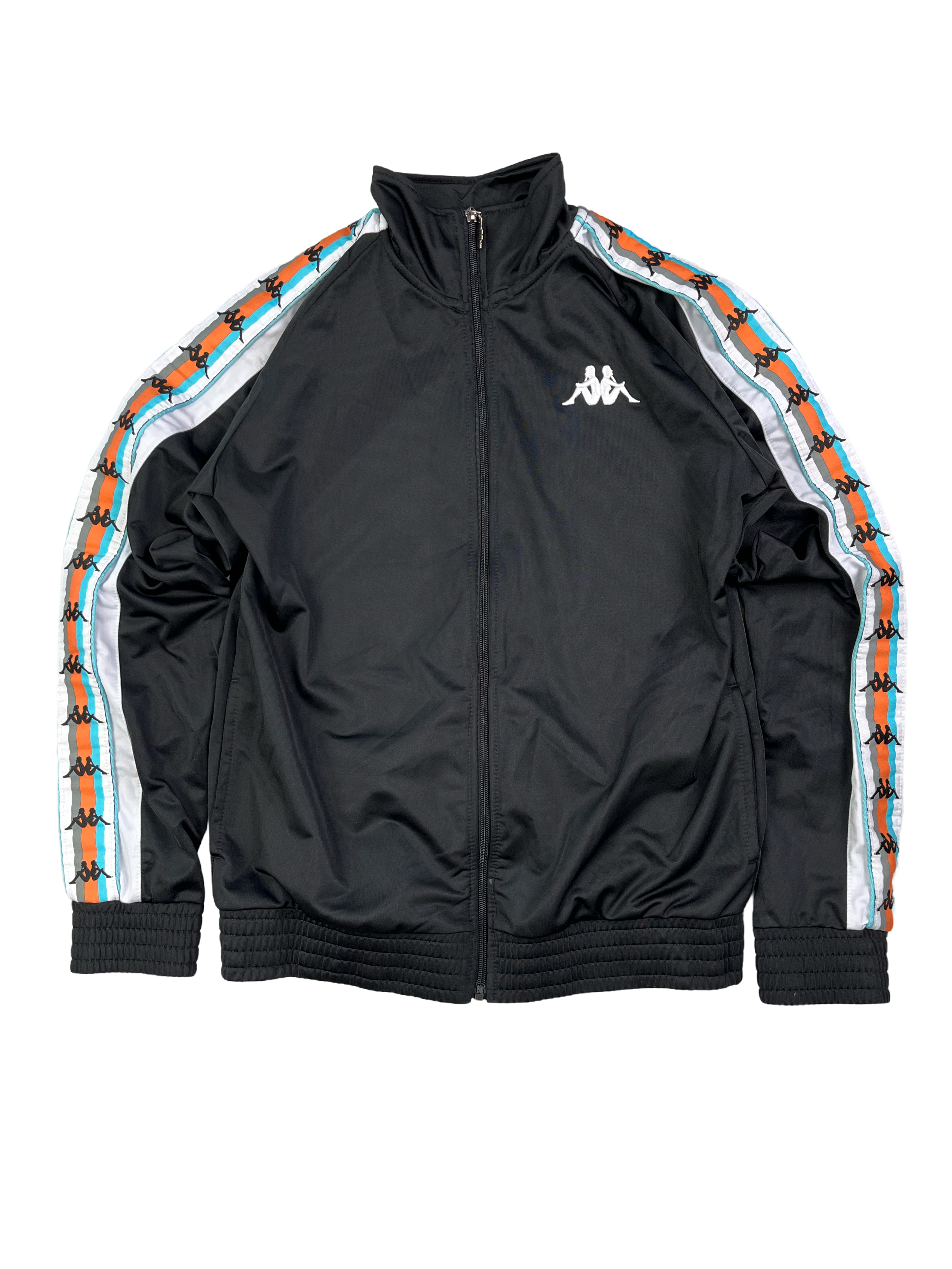 Kappa Vintage Trainingsjacke 90s Schwarz M