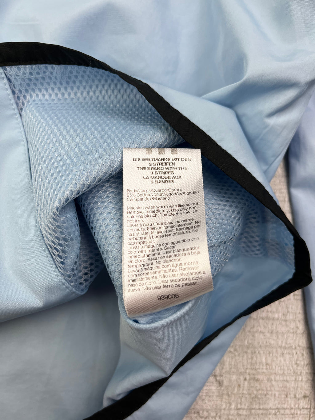 Adidas Vintage Damen Trainingsjacke Y2K Hellblau S