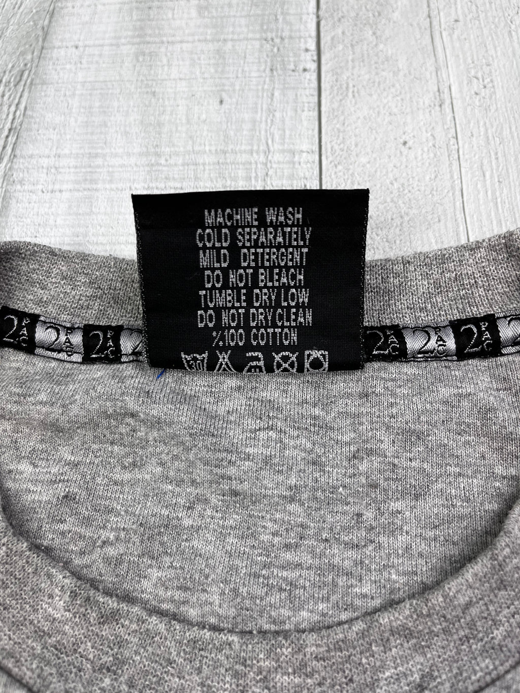 2Pac Vintage Tshirt 90s Grau L Rarität