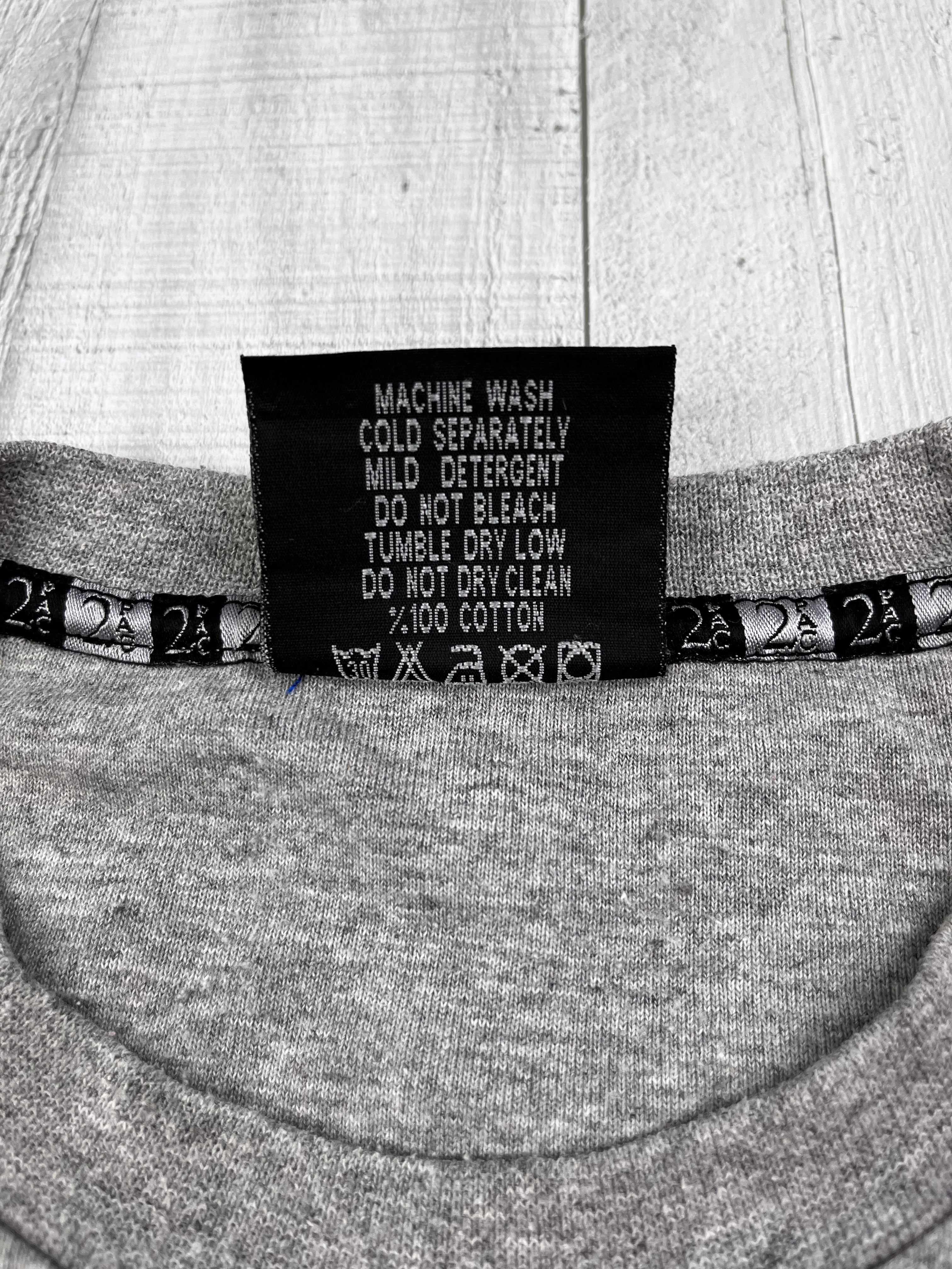 2Pac Vintage Tshirt 90s Grau L Rarität