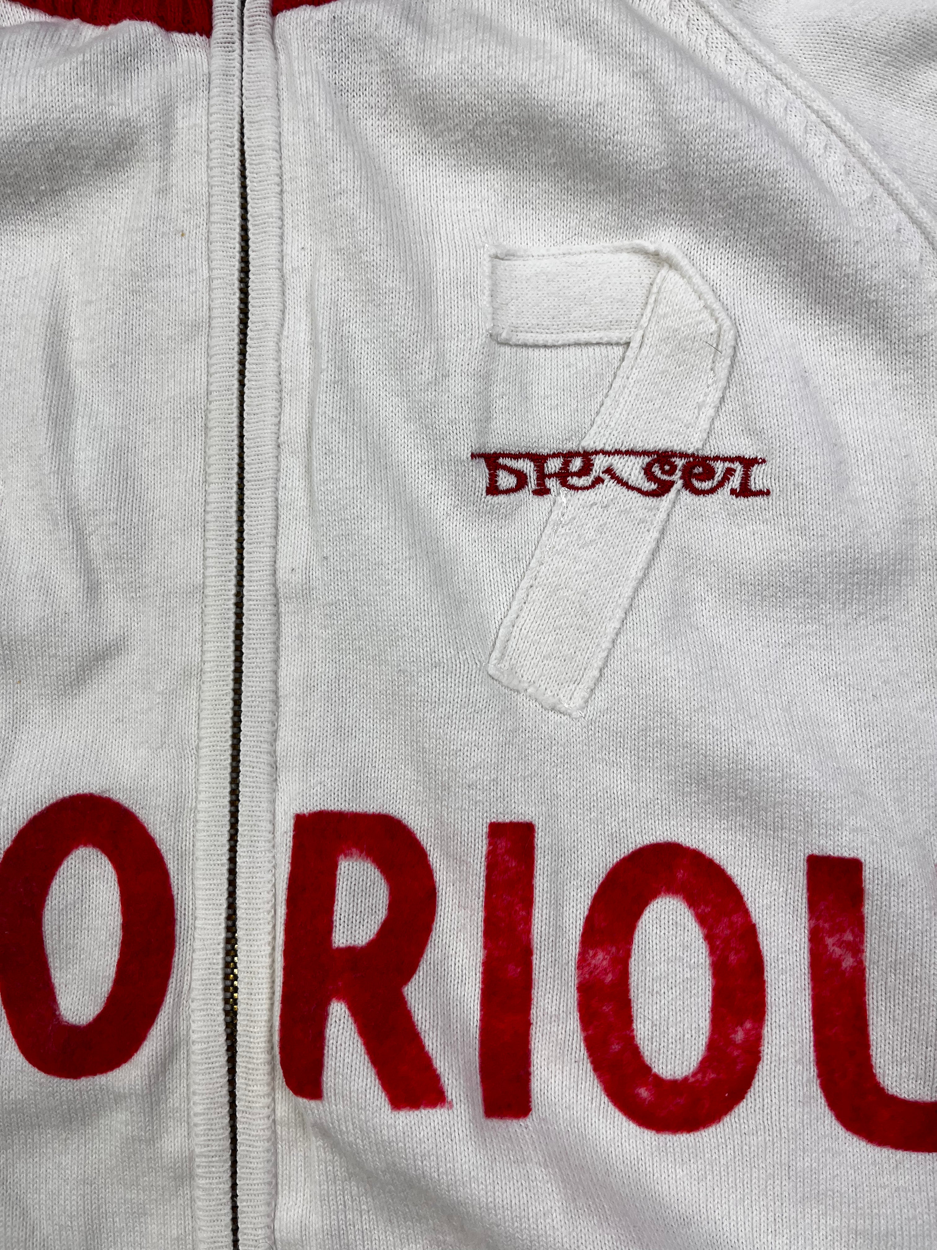 Diesel Vintage Zipper Victorious 90s Weiß Rot Blau XL