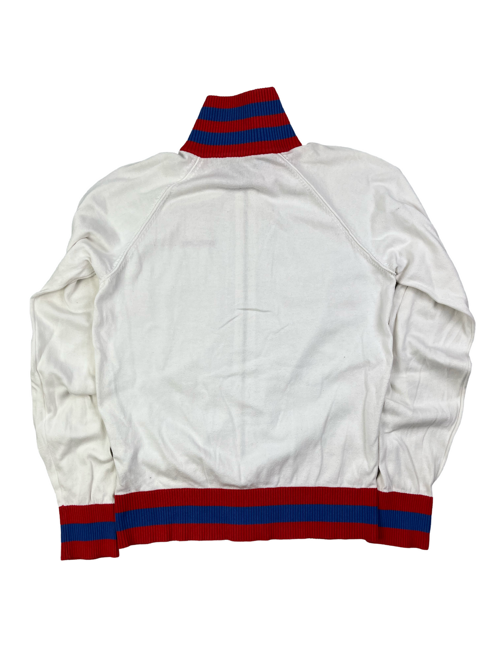 Diesel Vintage Zipper Victorious 90s Weiß Rot Blau XL