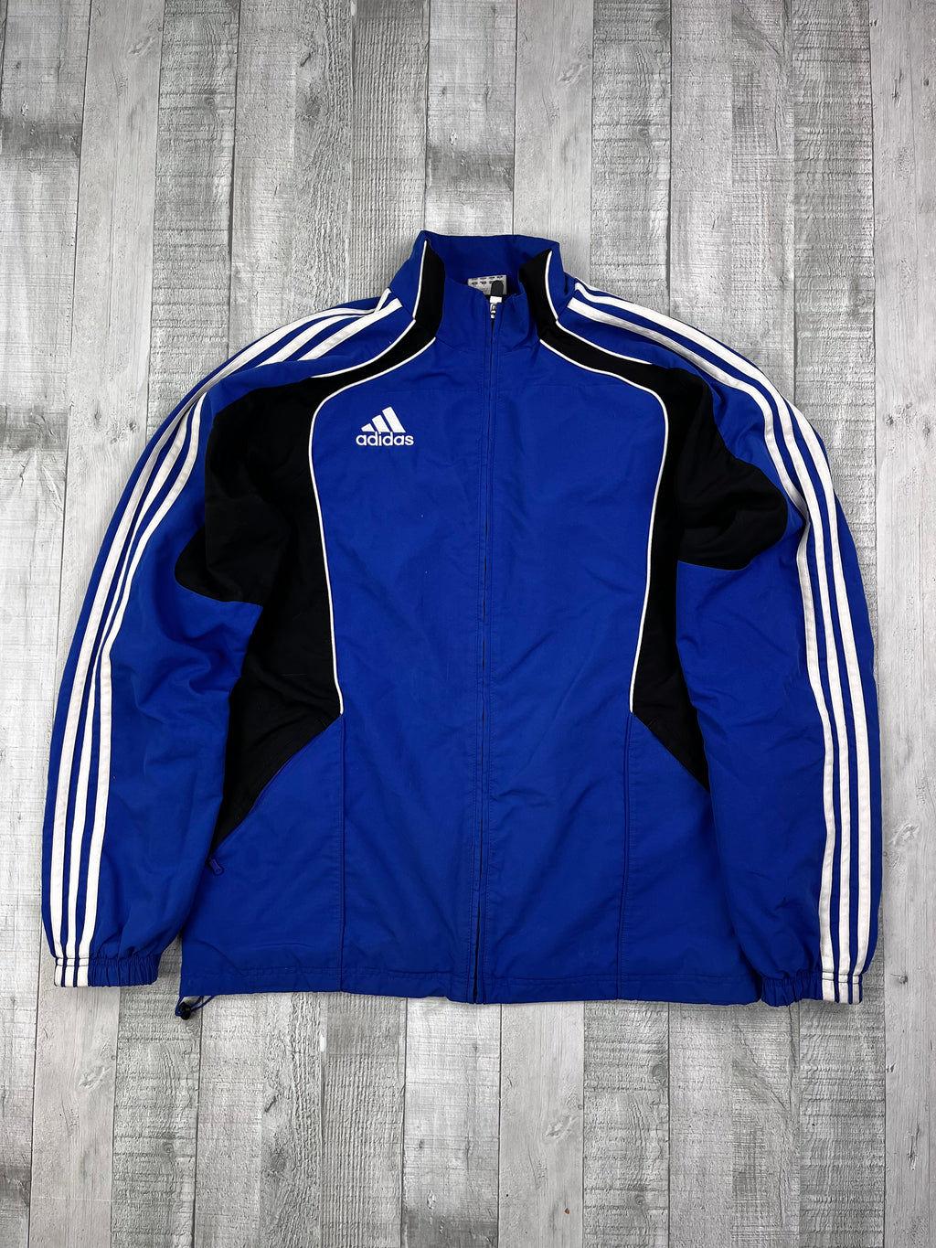 Adidas Vintage Trainingsanzug Y2K Blau Schwarz M
