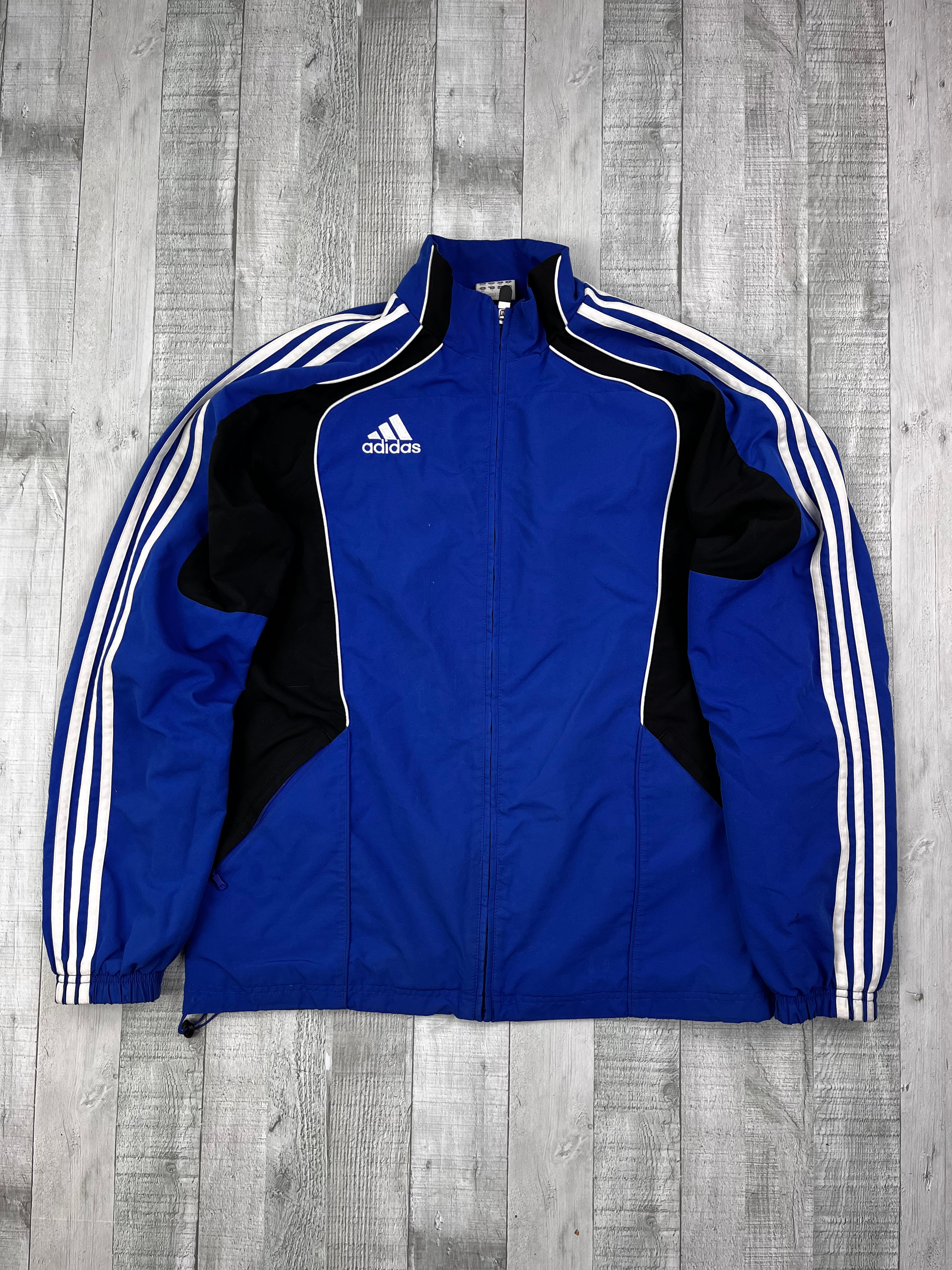 Adidas Vintage Trainingsanzug Y2K Blau Schwarz M