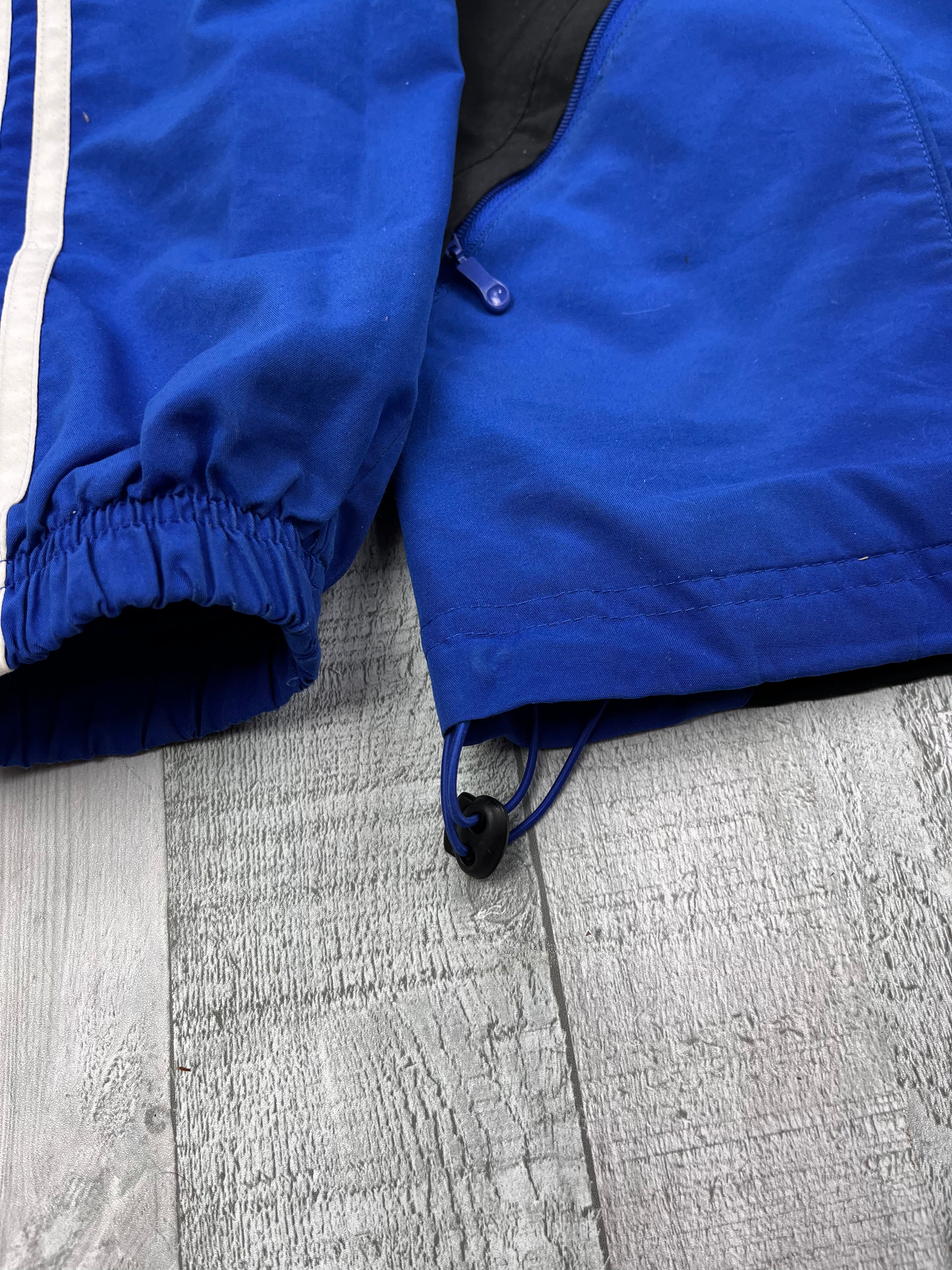 Adidas Vintage Trainingsanzug Y2K Blau Schwarz M