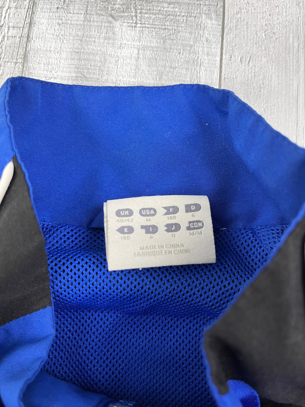 Adidas Vintage Trainingsanzug Y2K Blau Schwarz M