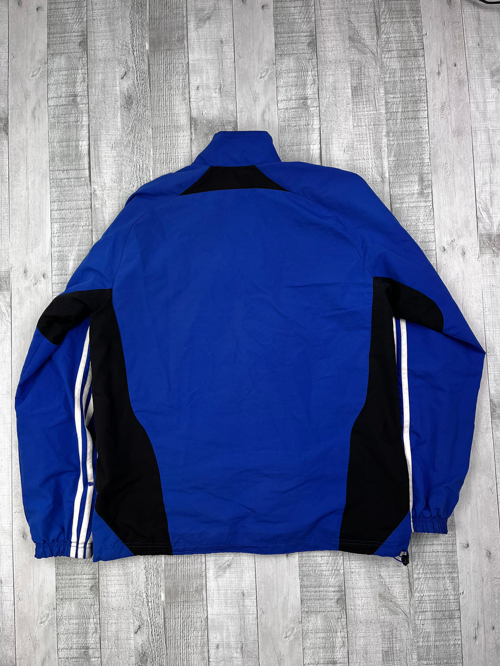Adidas Vintage Trainingsanzug Y2K Blau Schwarz M