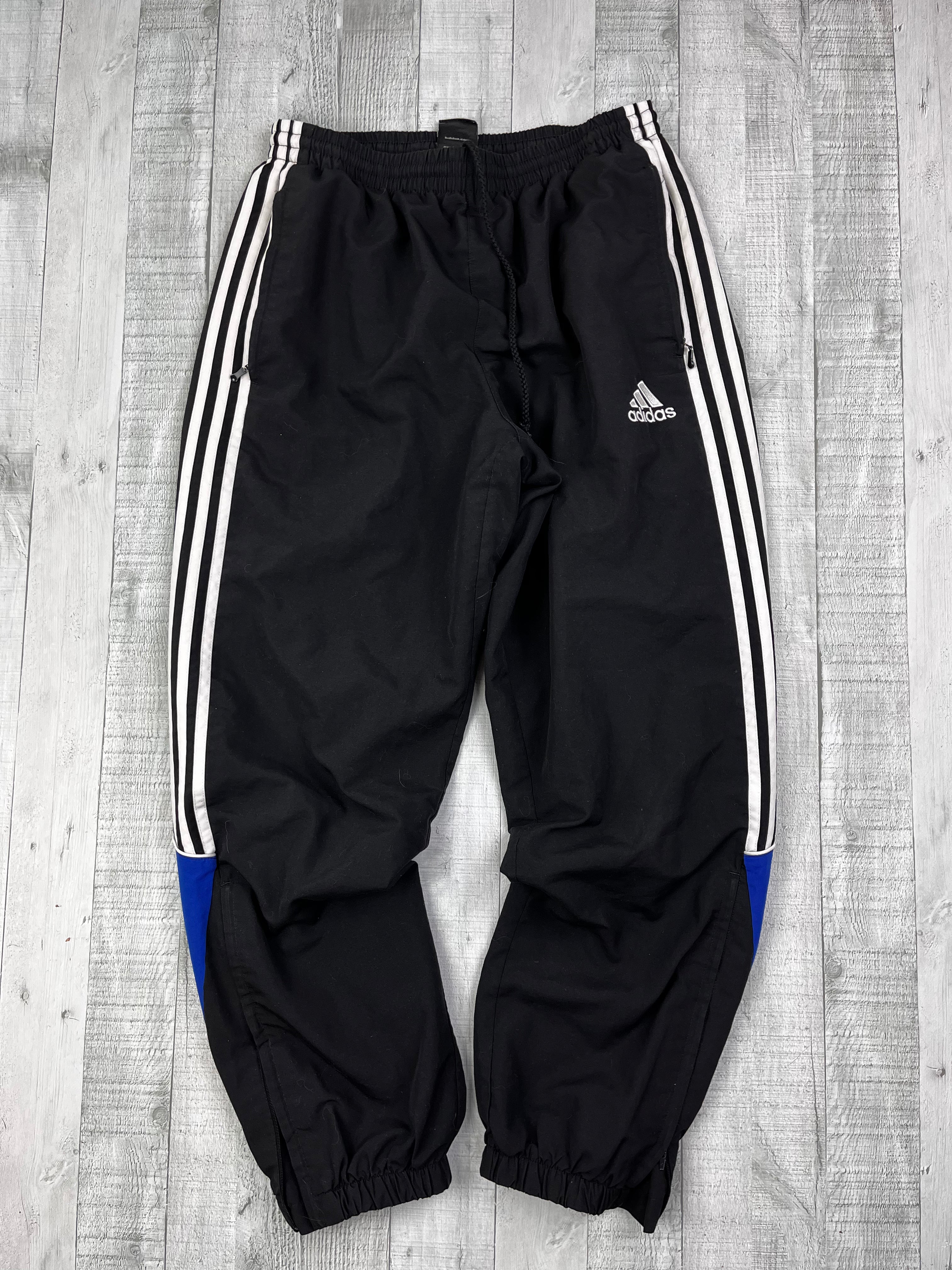 Adidas Vintage Trainingsanzug Y2K Blau Schwarz M
