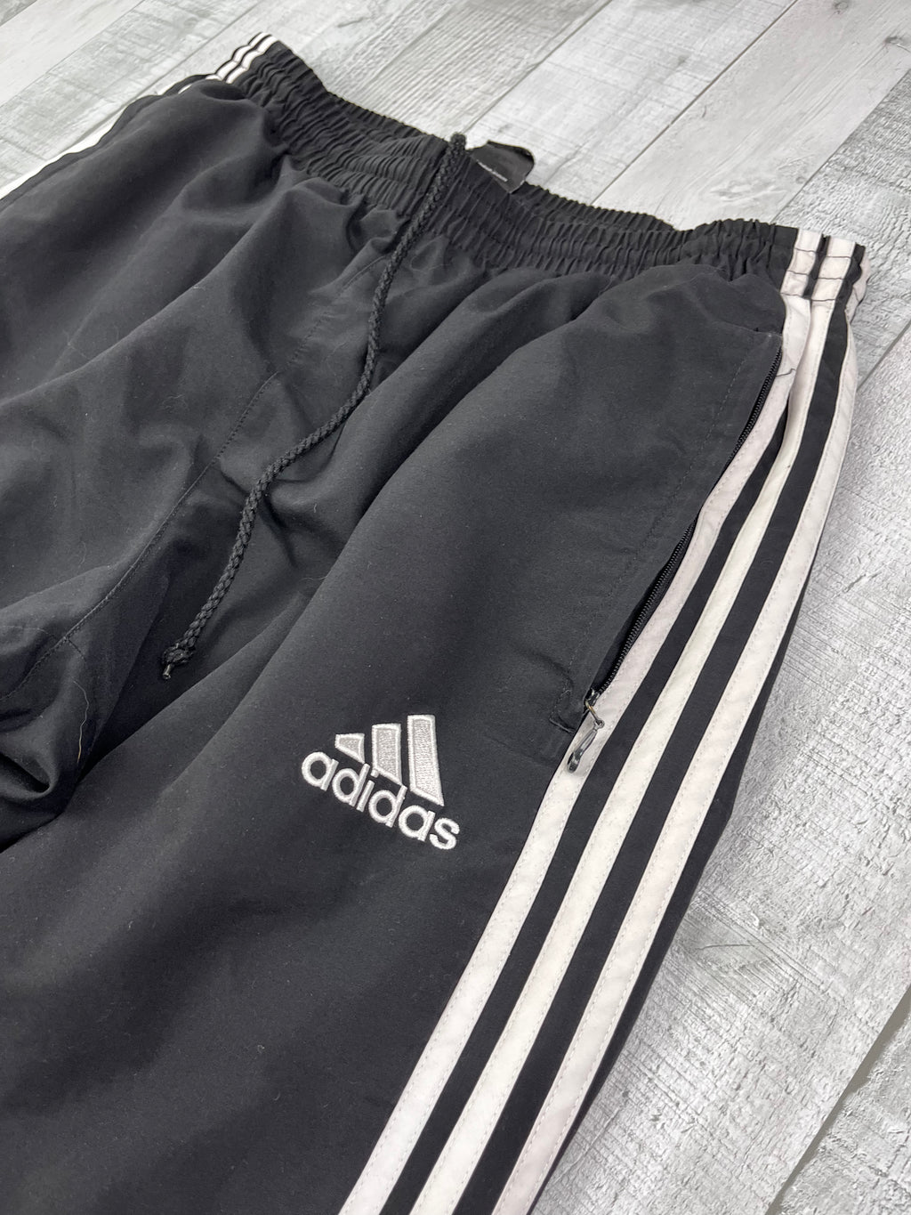 Adidas Vintage Trainingsanzug Y2K Blau Schwarz M