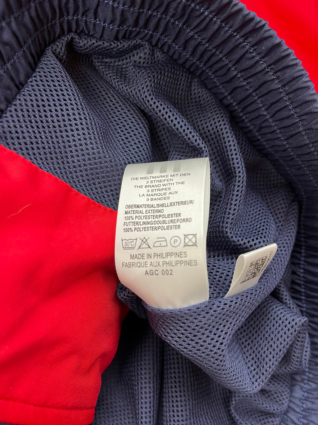 Adidas Vintage Trainingsanzug Y2K Dunkelblau Rot XL