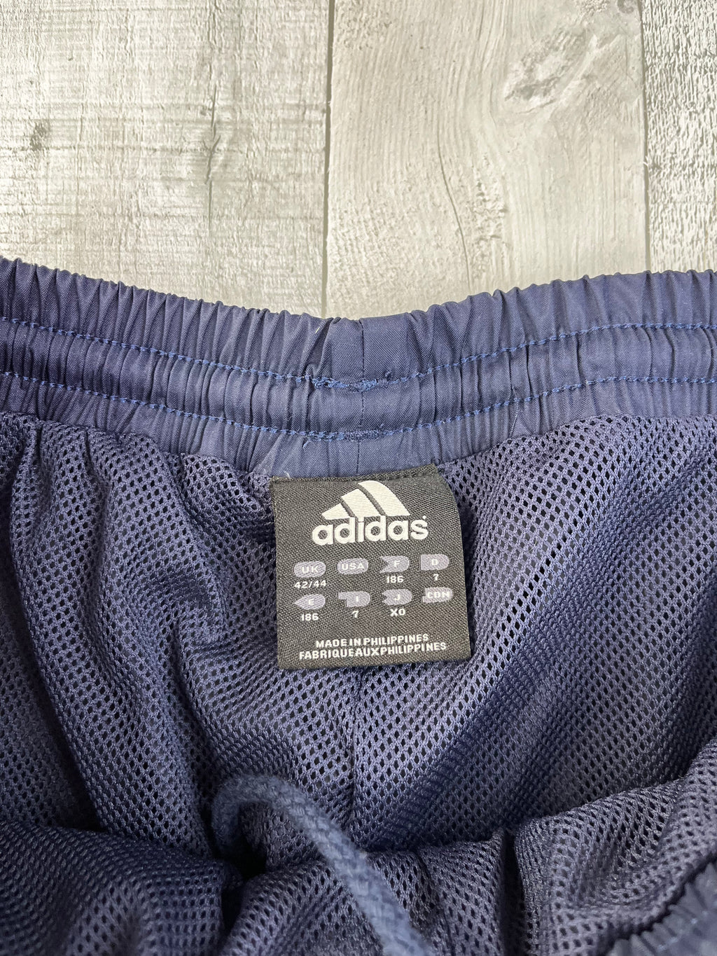 Adidas Vintage Trainingsanzug Y2K Dunkelblau Rot XL