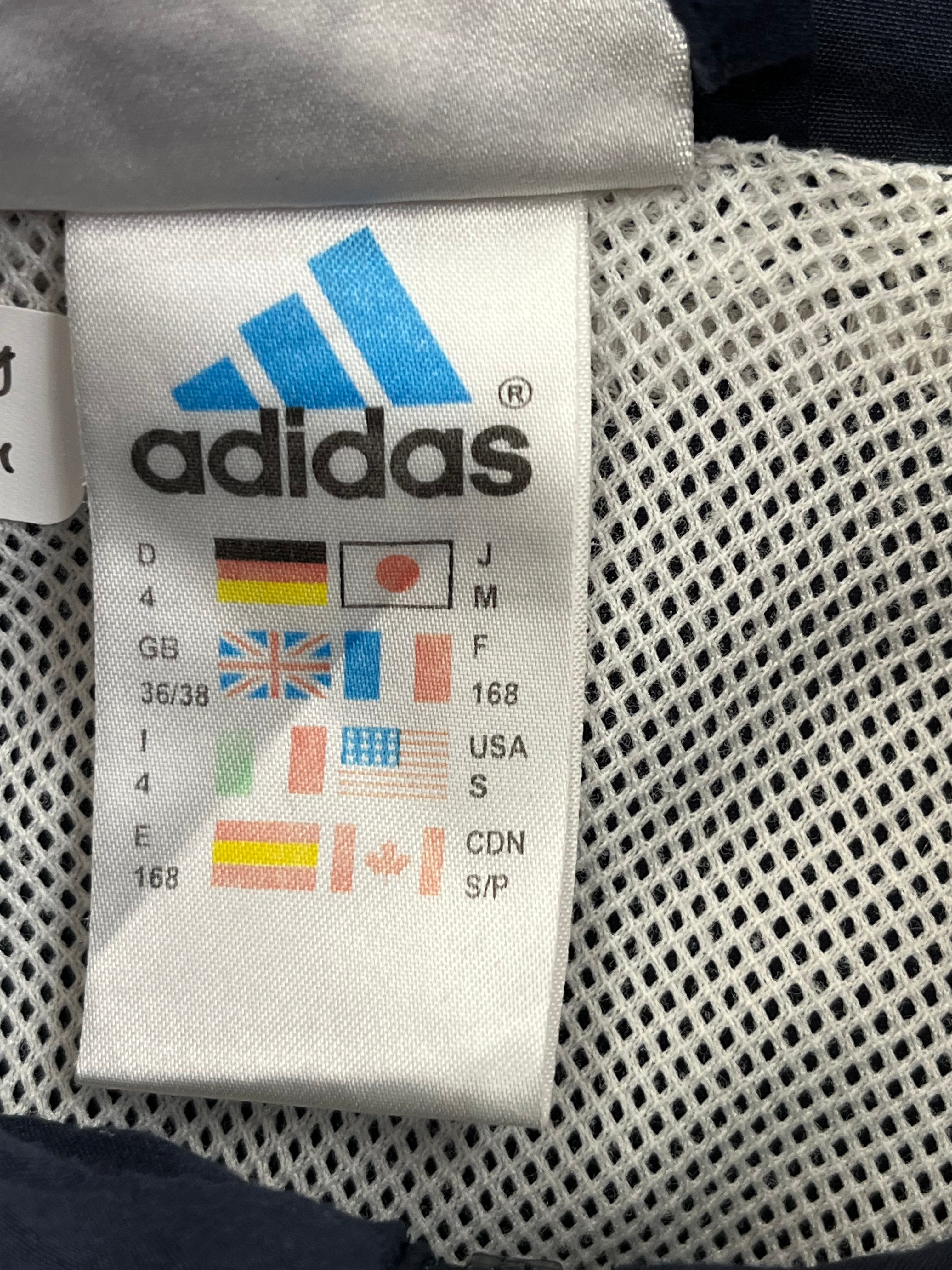 Adidas Vintage Trainingsanzug 90s Dunkelblau Weiß S