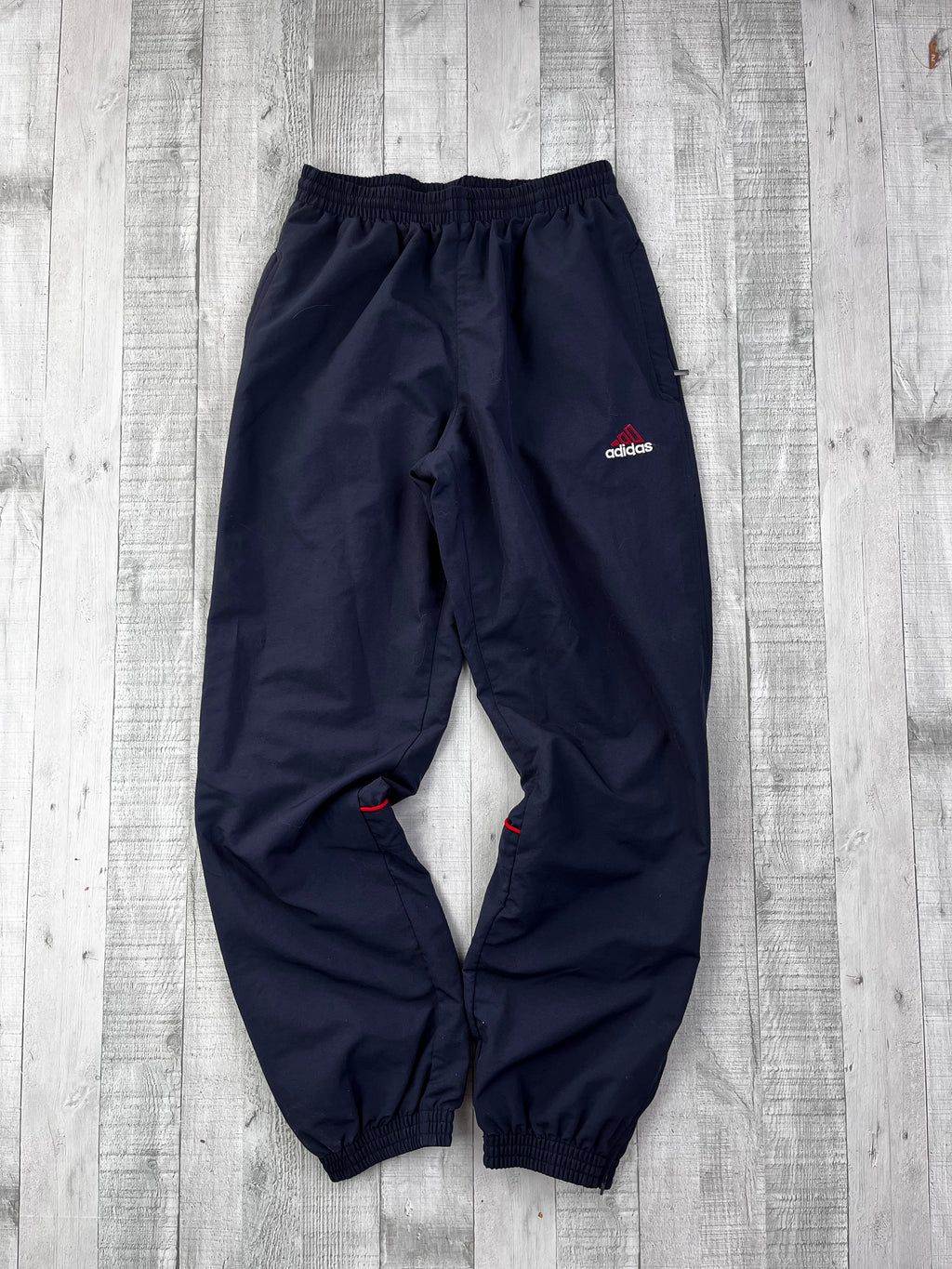 Adidas Vintage Trainingsanzug 90s Dunkelblau Weiß S