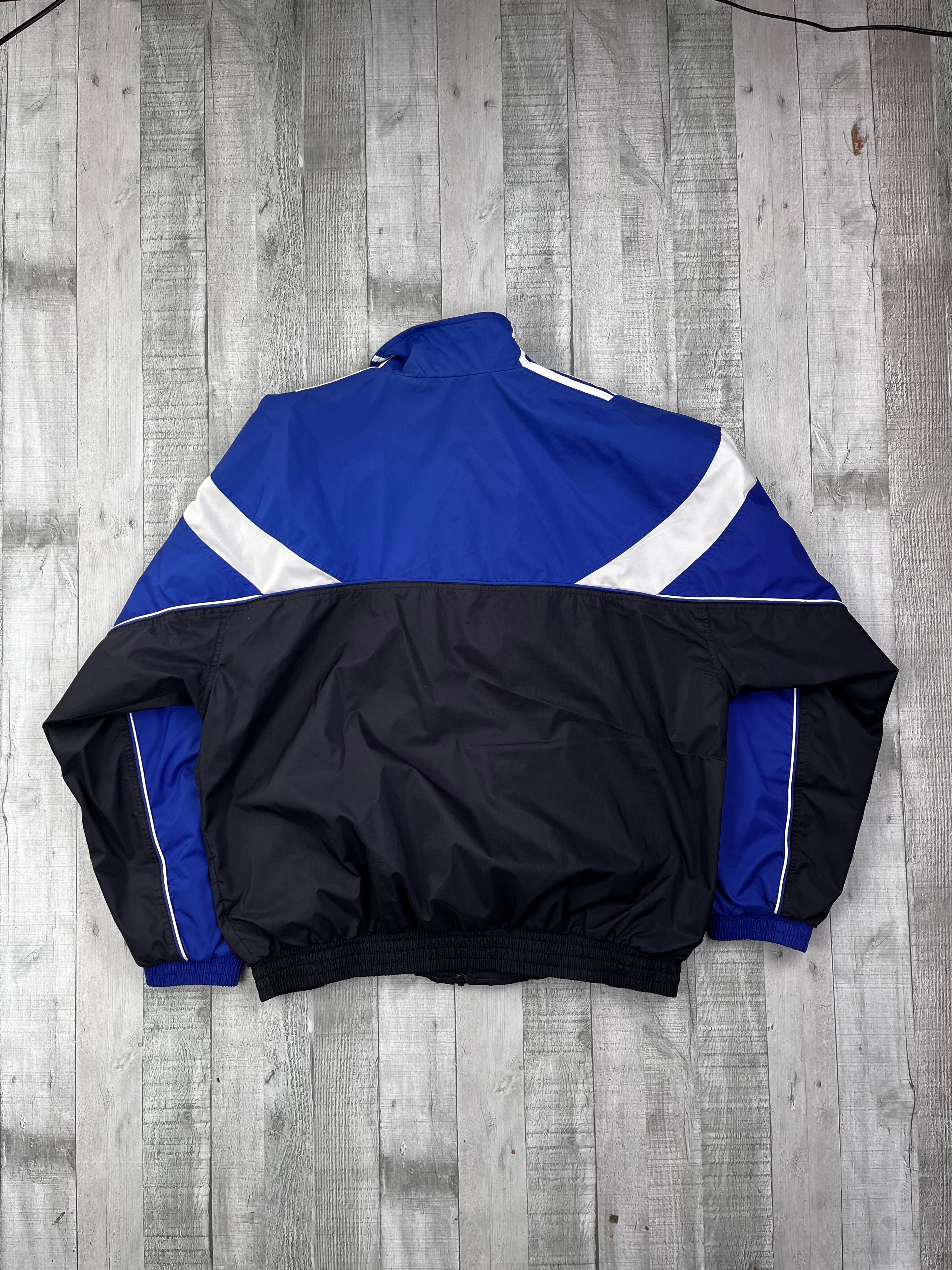 Adidas Vintage Trainingsanzug 90s Blau Schwarz L